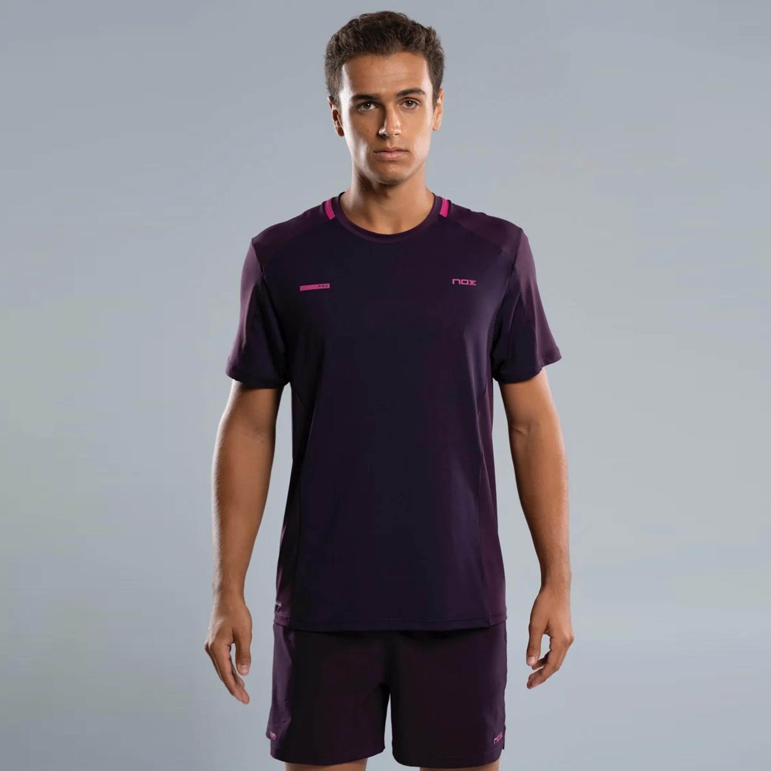 NOX Pro T-shirt Hommes-noir,berry