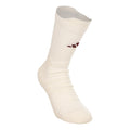 Crew Chaussettes de tennis Unisex - crème, rouge vin