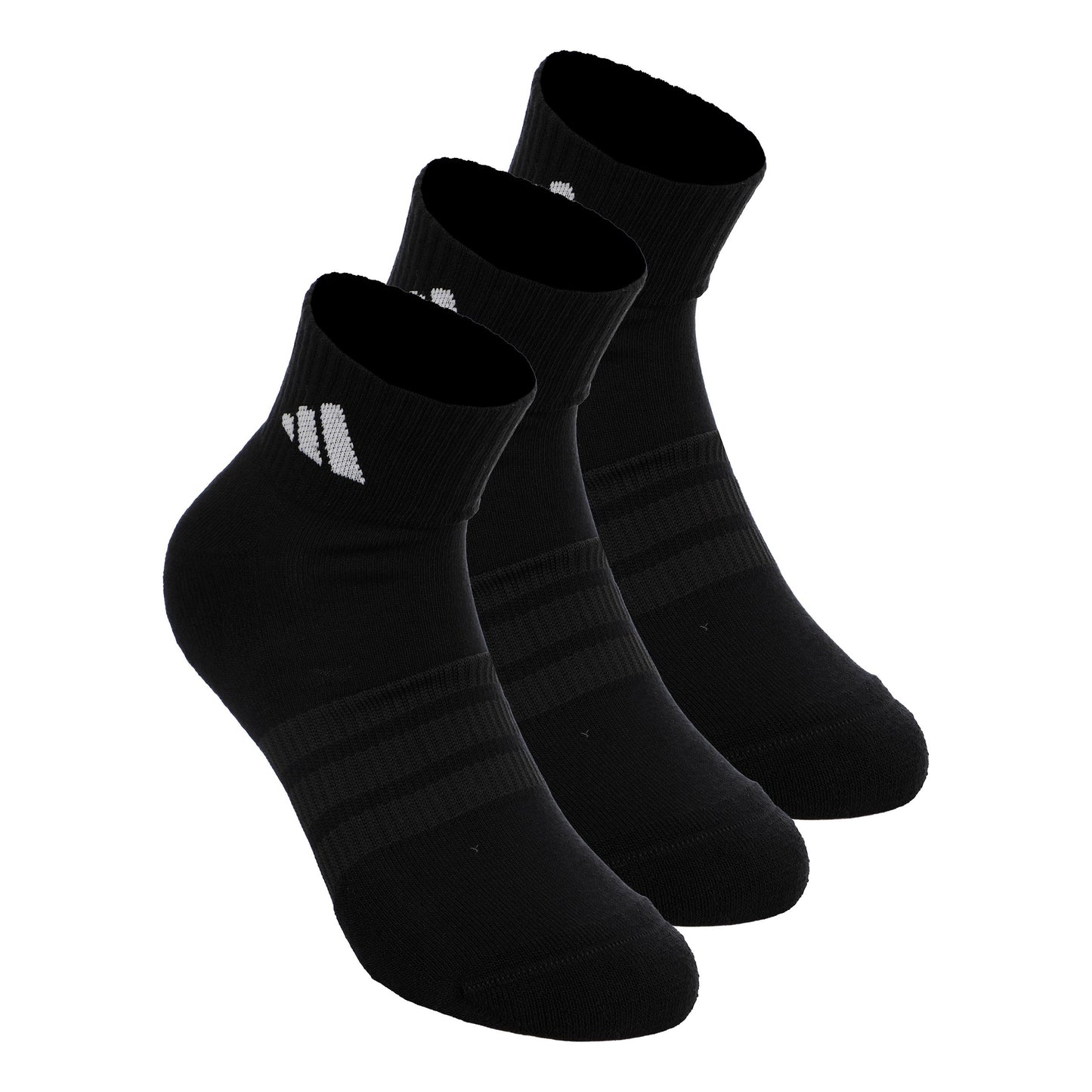 adidas Essentials Ankle 3P Chaussettes de tennis - Pack de 3 Unisex-noir