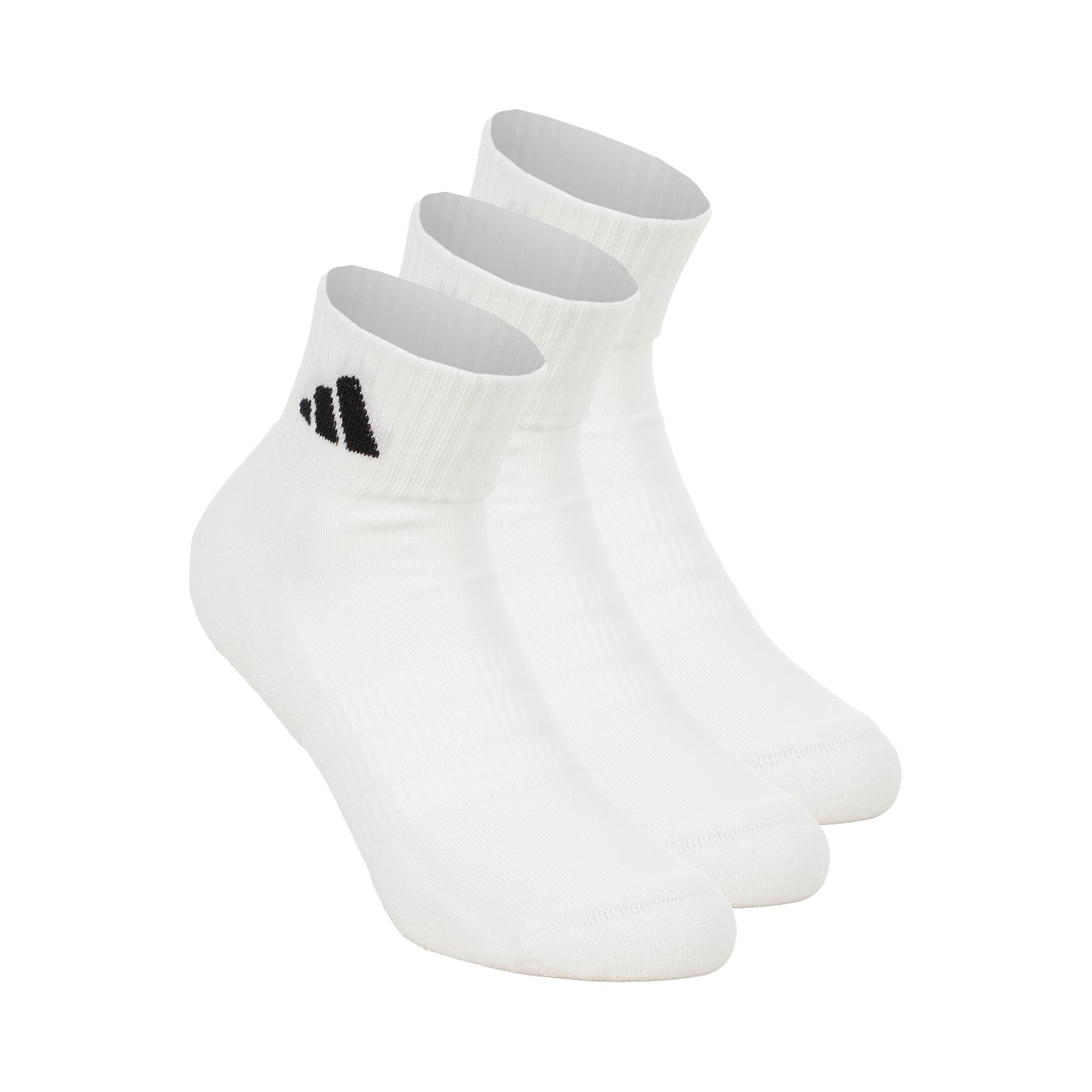 adidas Essentials Ankle 3P Chaussettes de tennis - Pack de 3 Unisex-blanc, noir