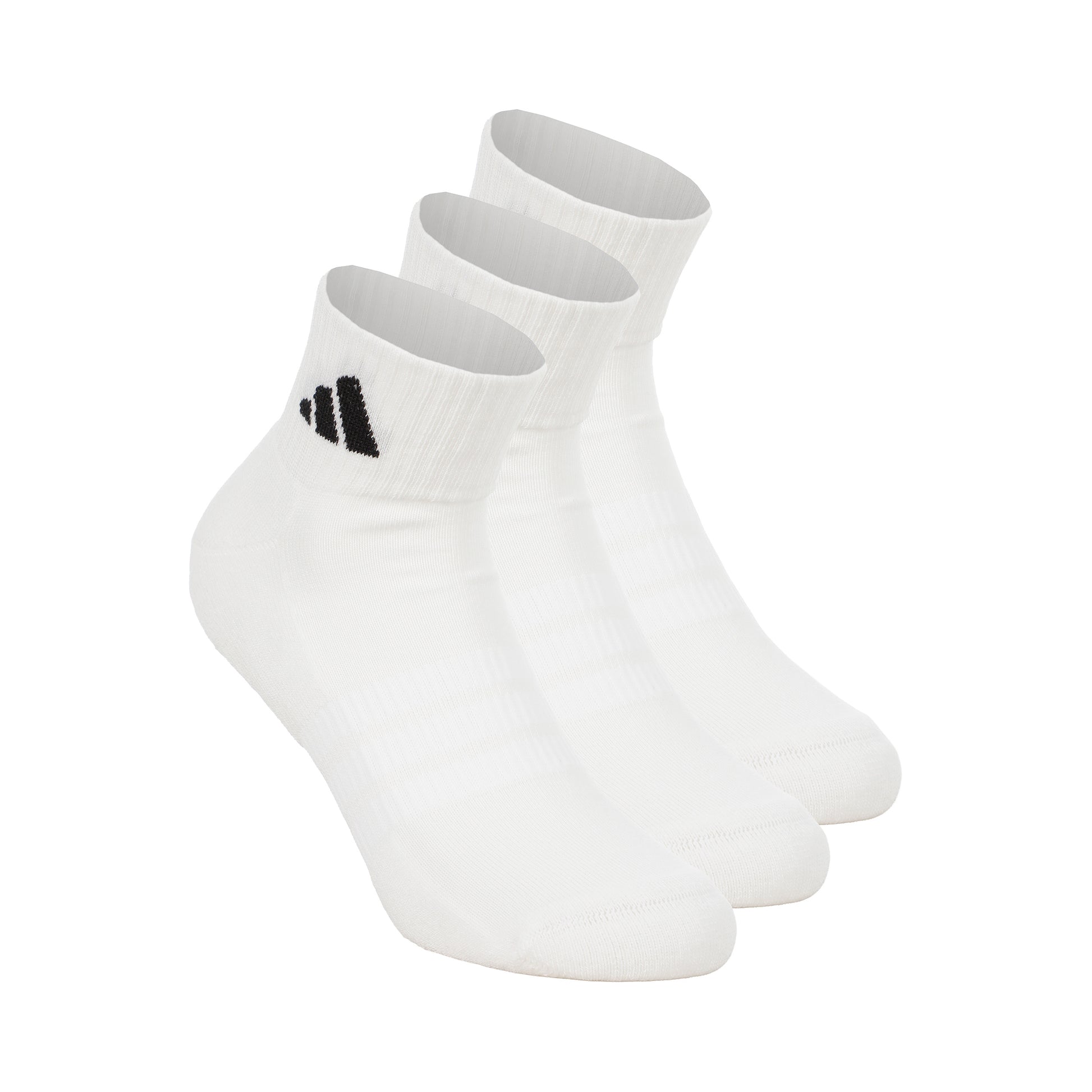adidas Essentials Ankle 3P Chaussettes de tennis - Pack de 3 Unisex-blanc, noir