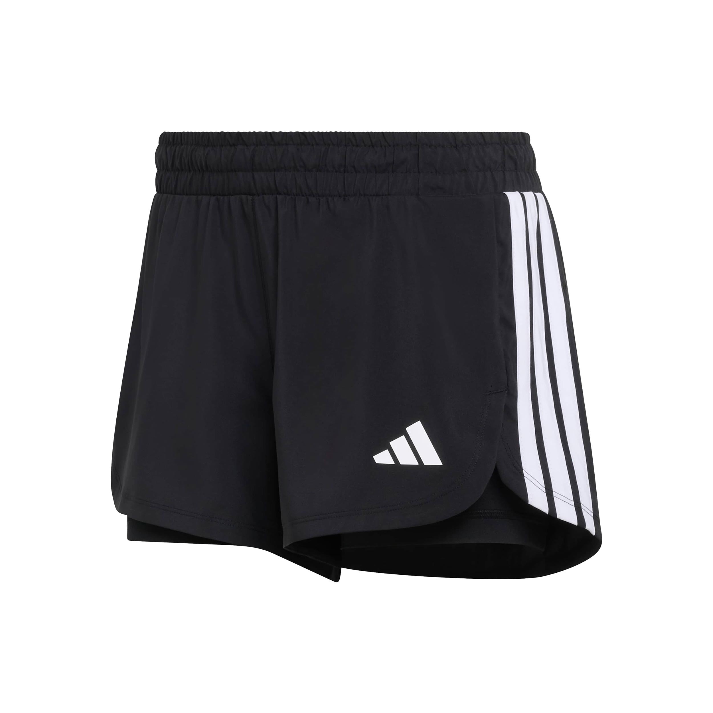 adidas Pacer 2In1 Shorts Femmes - noir, blanc