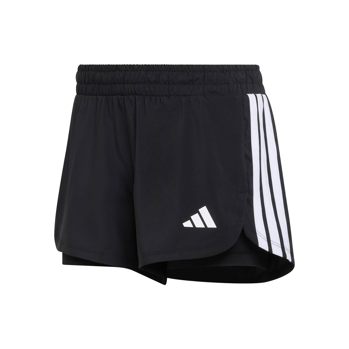 adidas Pacer 2In1 Shorts Femmes - noir, blanc