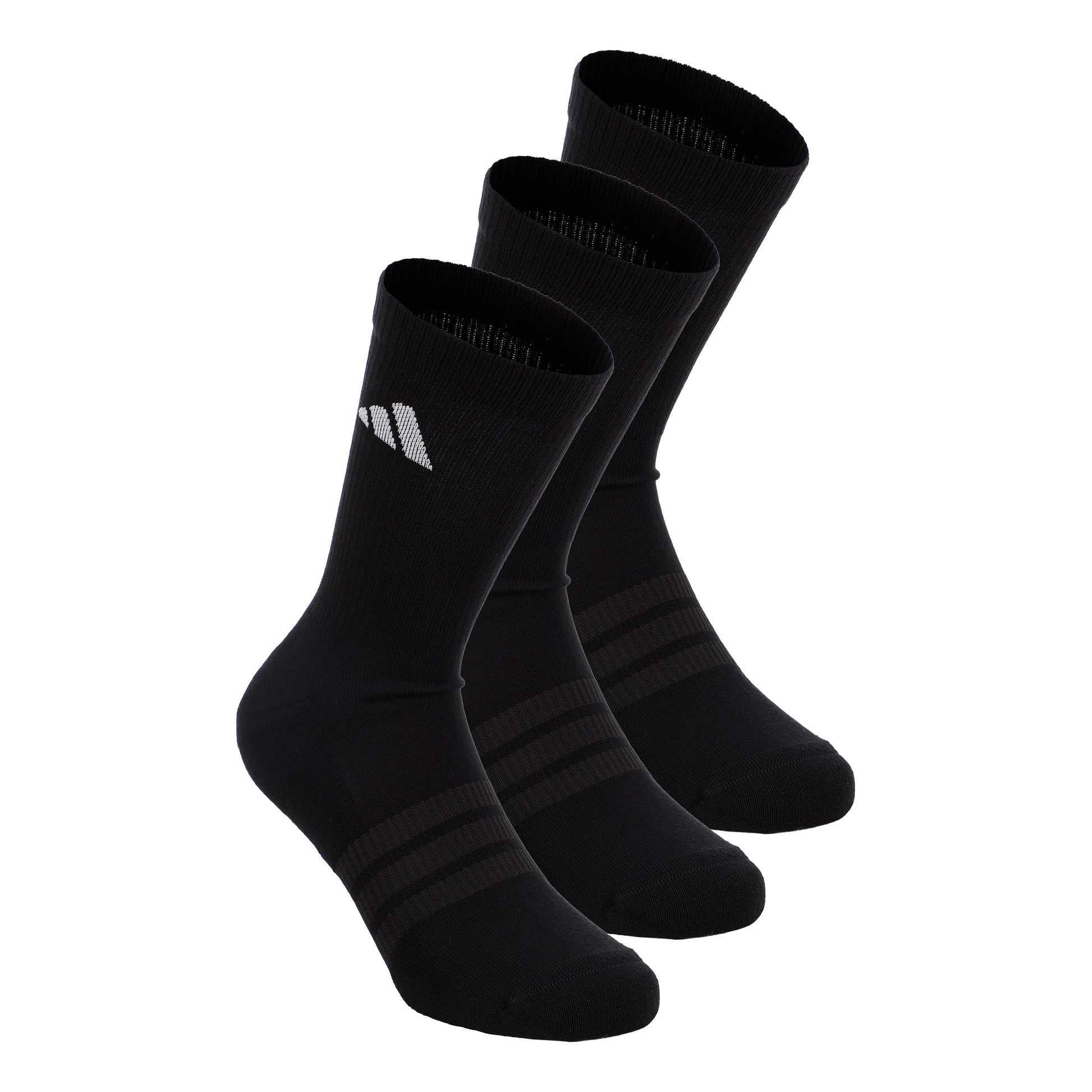adidas Essentials Crew 3P Chaussettes de tennis Unisex-noir