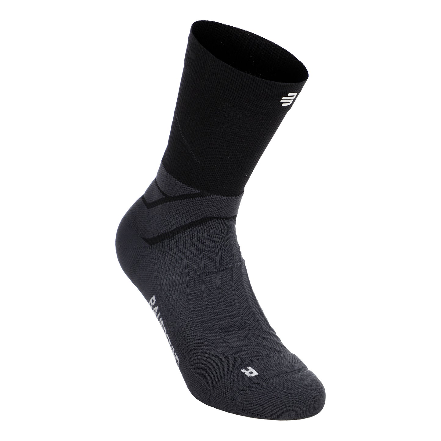 Bauerfeind Run Performance Mid Cut  Chaussettes de running Femmes-noir