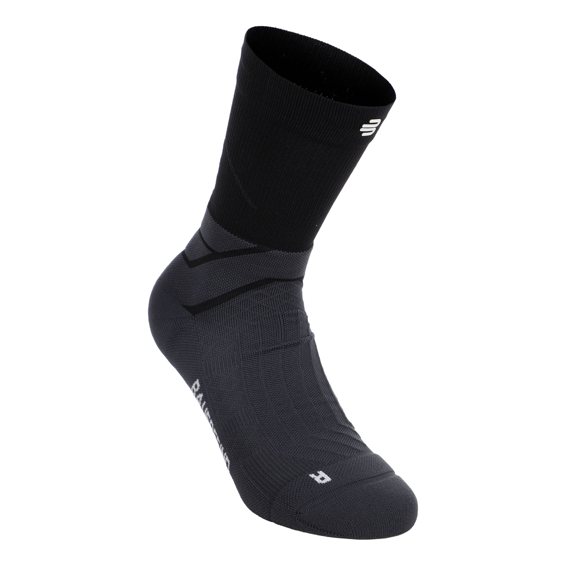 Bauerfeind Run Performance Mid Cut  Chaussettes de running Femmes-noir
