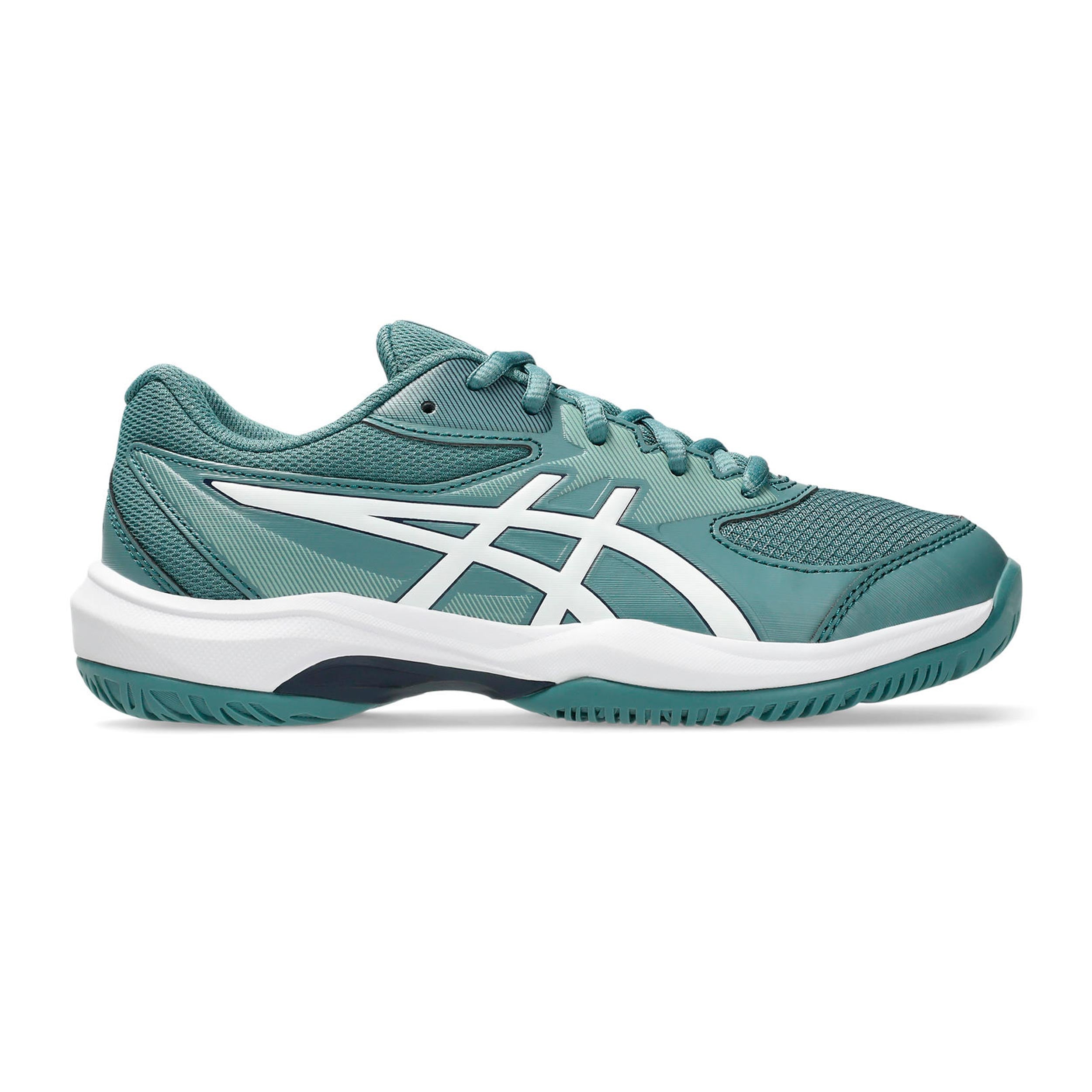 ASICS Gel-Game 10 GS Chaussures toutes surfaces Enfants - bleu petrol, blanc
