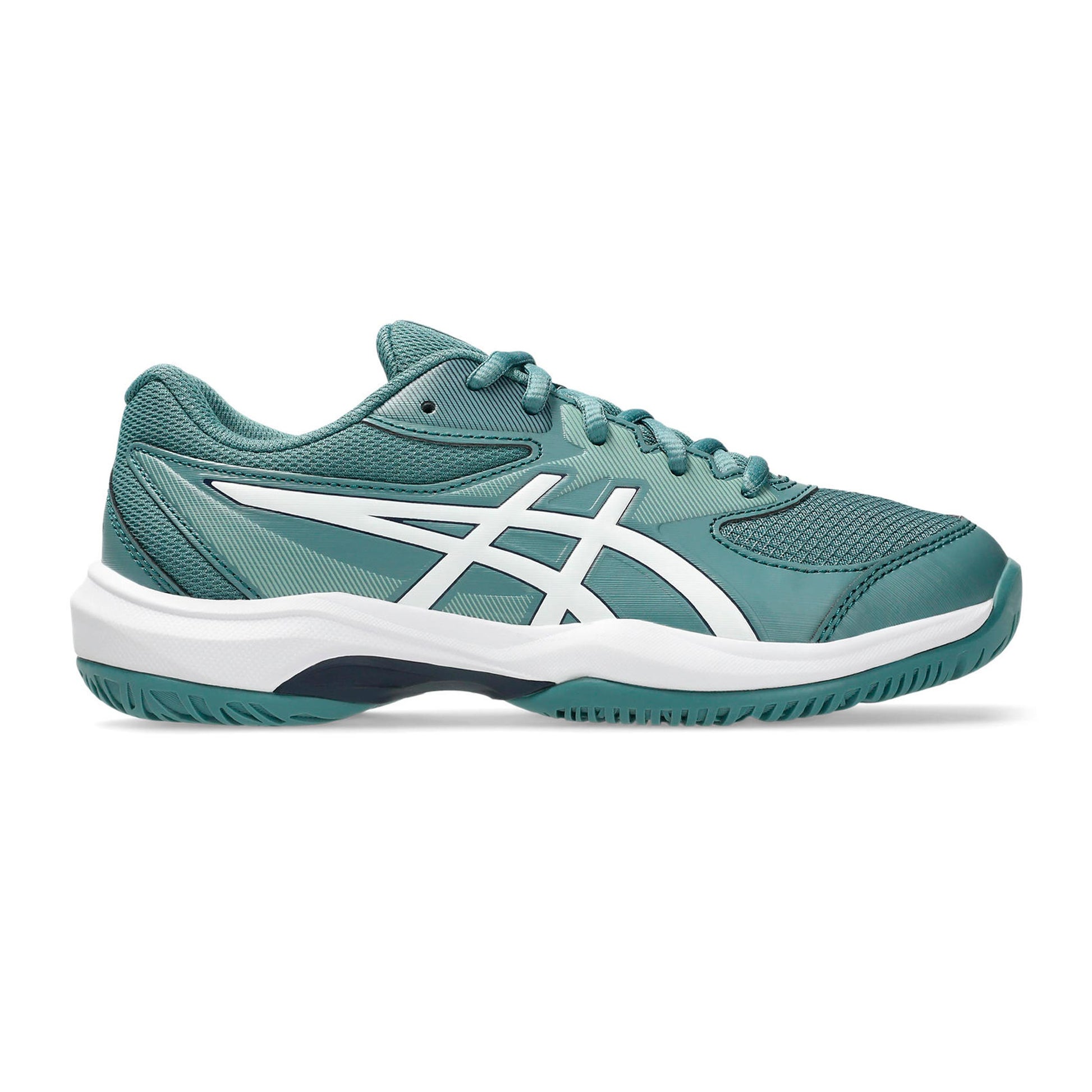 ASICS Gel-Game 10 GS Chaussures toutes surfaces Enfants - bleu petrol, blanc