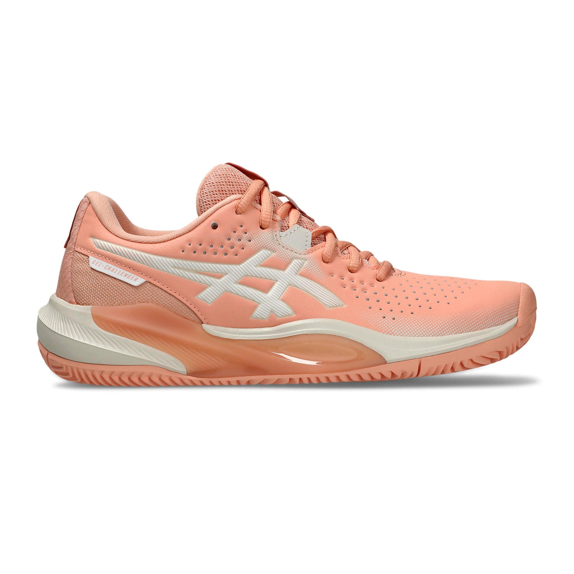 ASICS Gel-Challenger 15 Chaussure terre battue Femmes - abricot, blanc