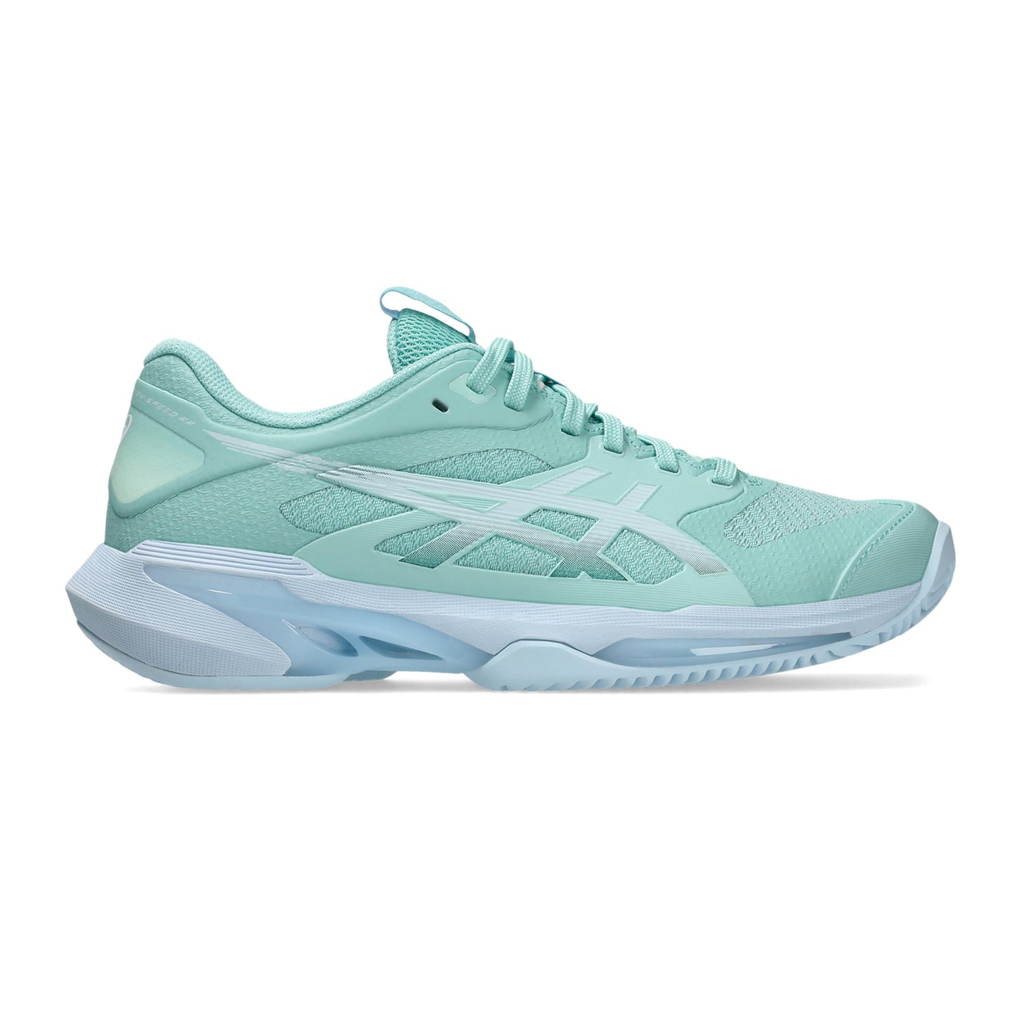 ASICS Solution Speed FF 4 Chaussure terre battue Femmes - menthe, bleu clair