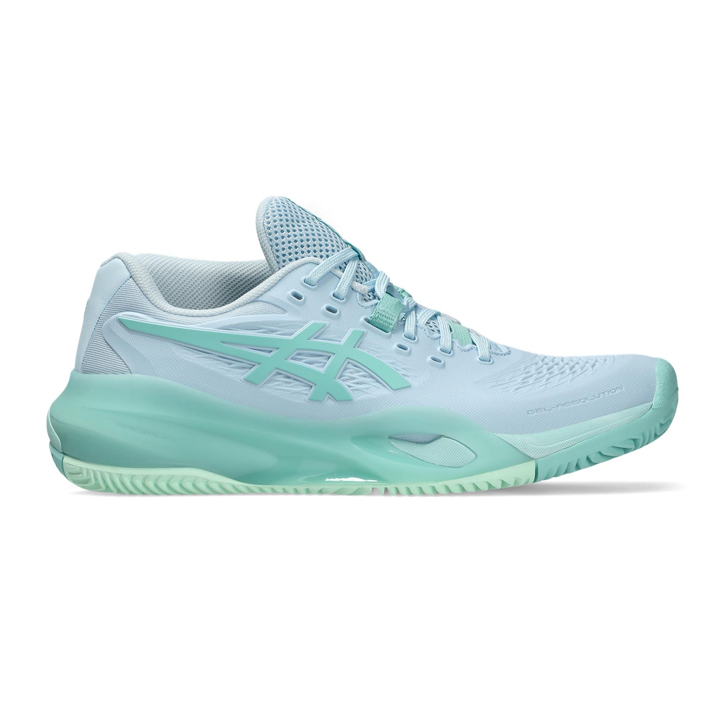 ASICS Gel-Resolution X Chaussure terre battue Femmes - bleu clair, menthe