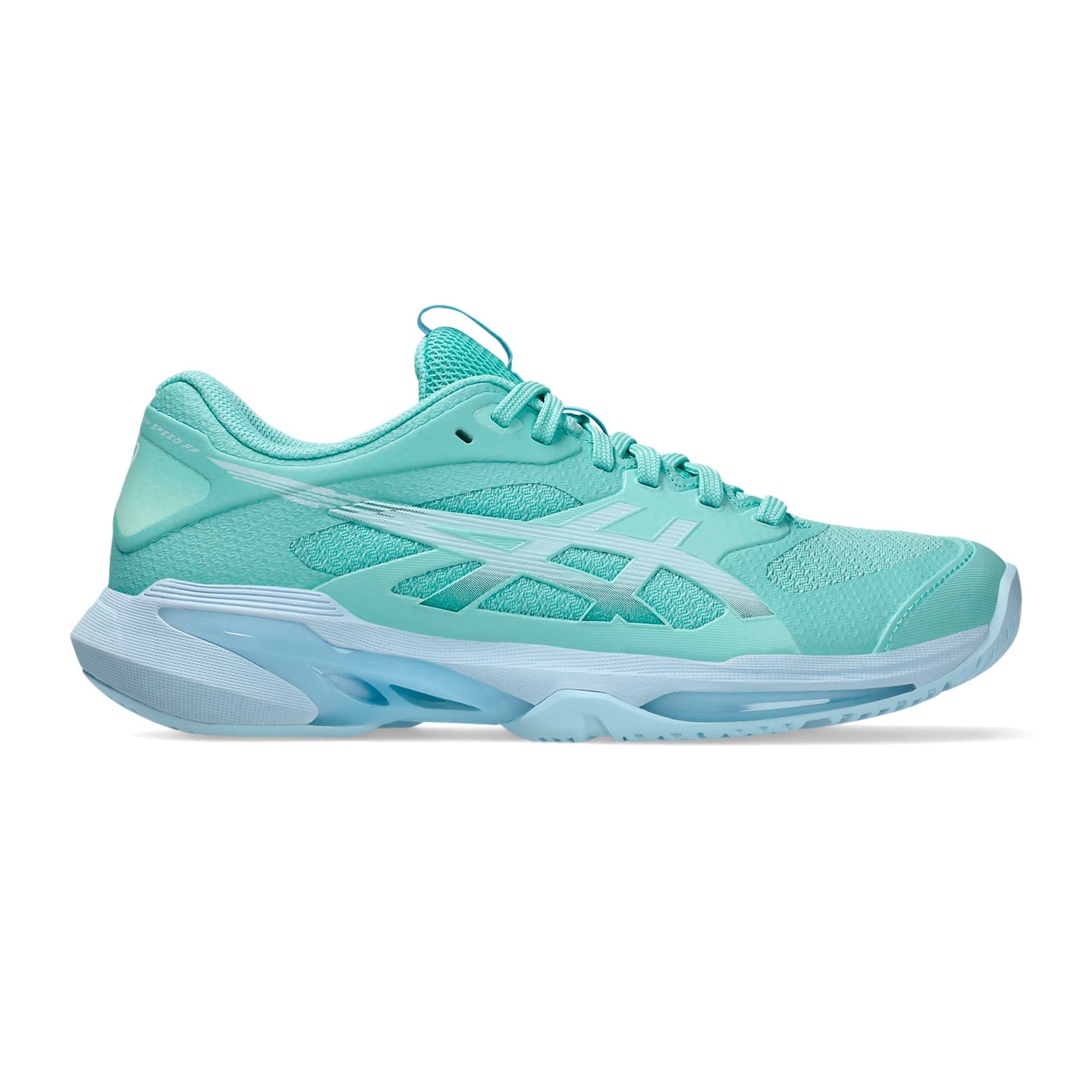ASICS Solution Speed FF 4 Chaussures toutes surfaces Femmes - menthe, bleu clair
