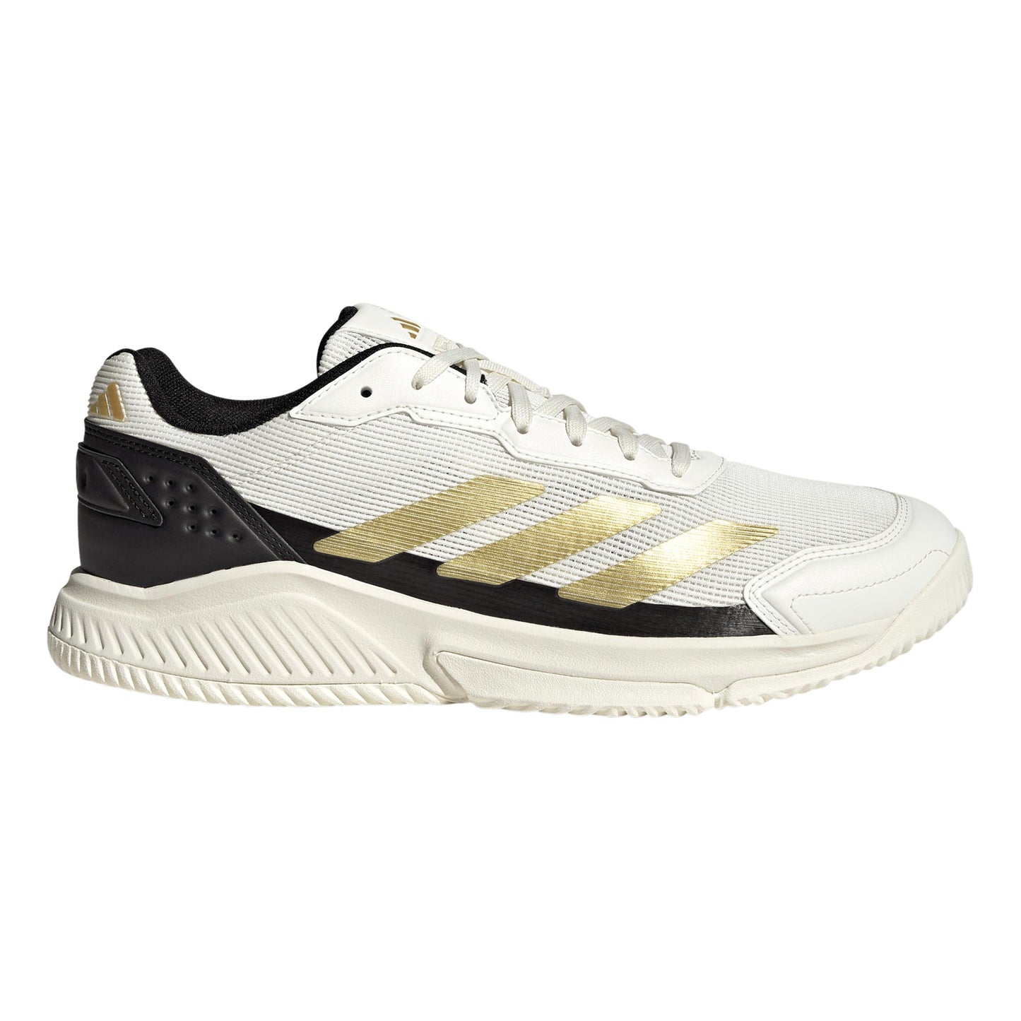 adidas Courtquick Chaussures padel Hommes - blanc cassé, or