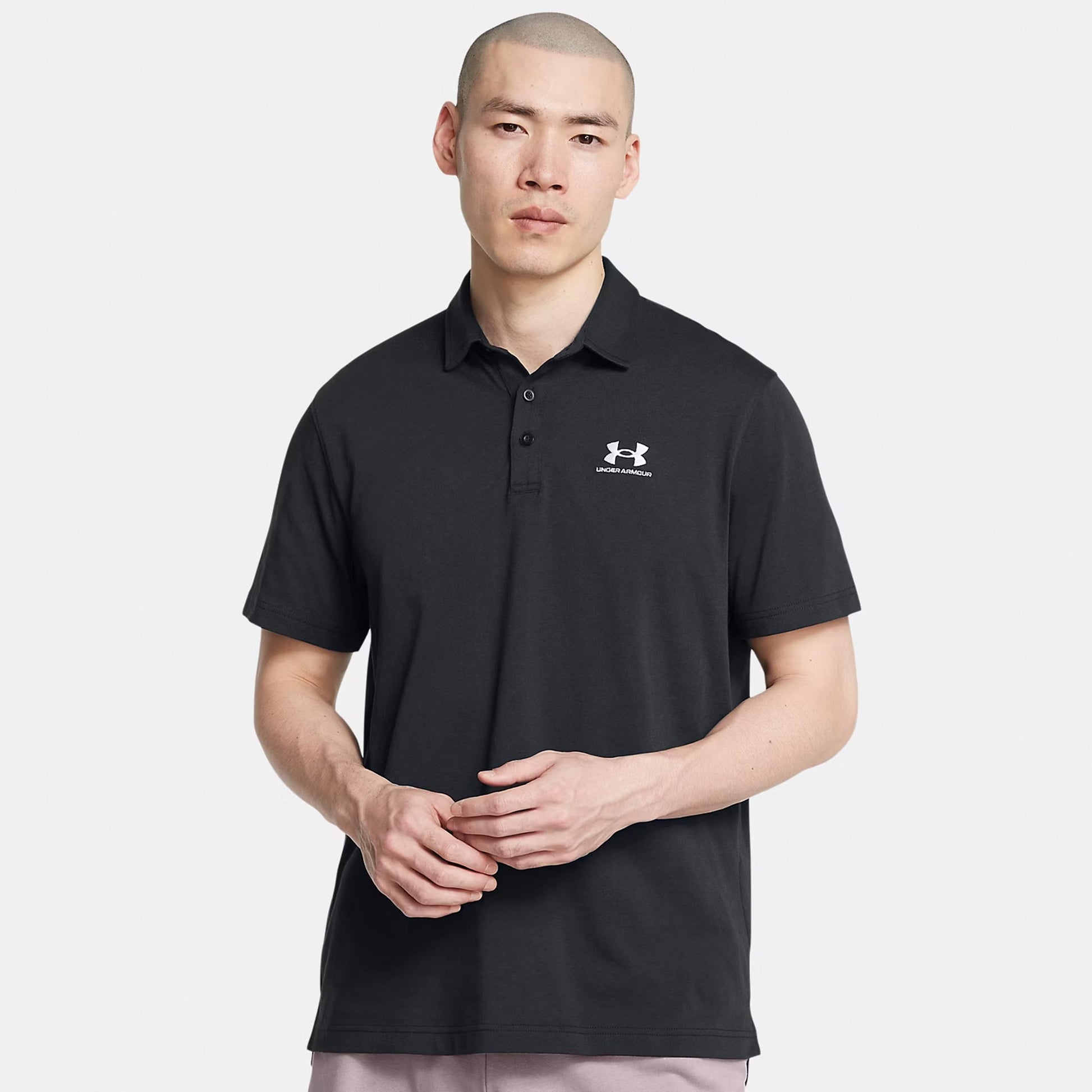 Under Armour Icon Polo Hommes - noir, blanc