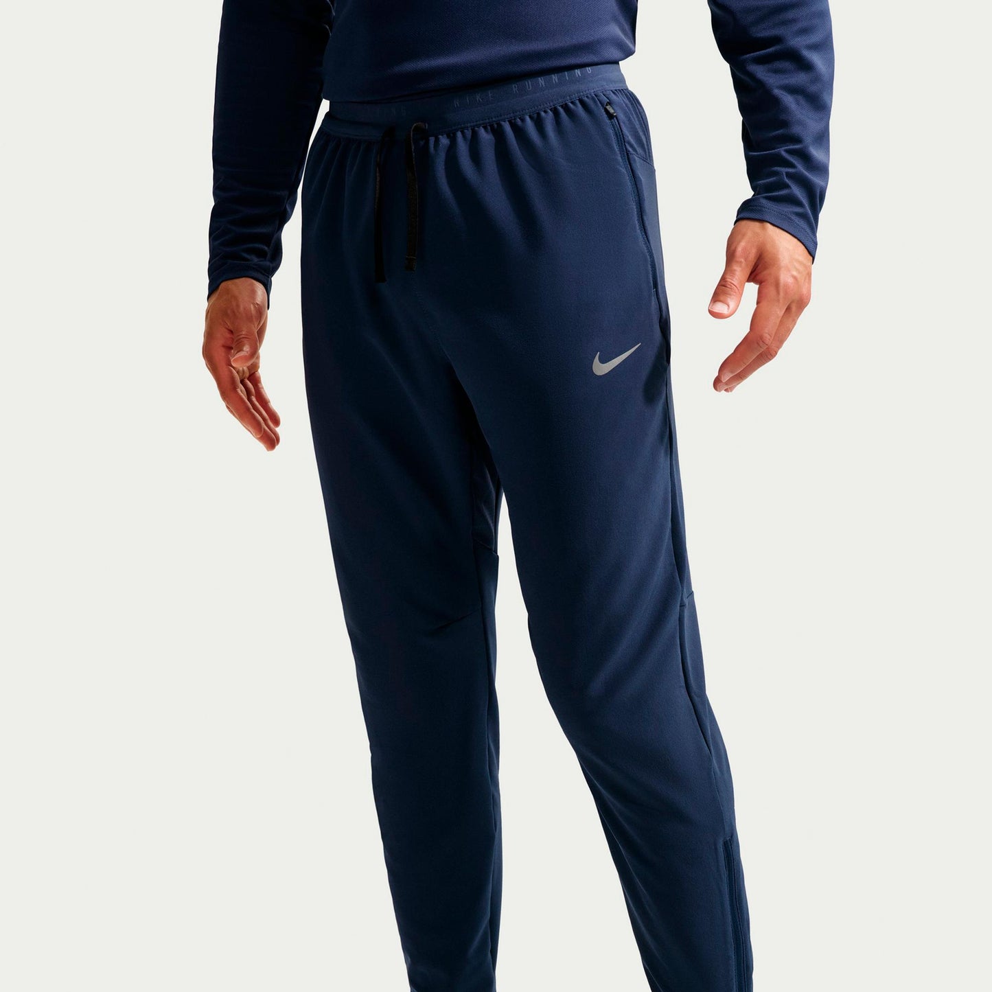 Nike Stride Collant de running Hommes - bleu foncé, argent