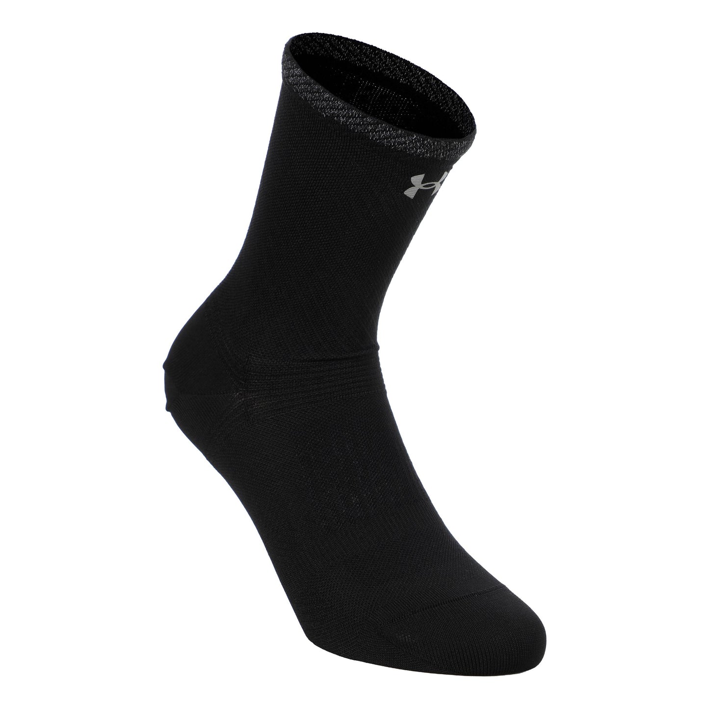 Under Armour Velociti Lite Crew  Chaussettes de running Unisex-noir, noir