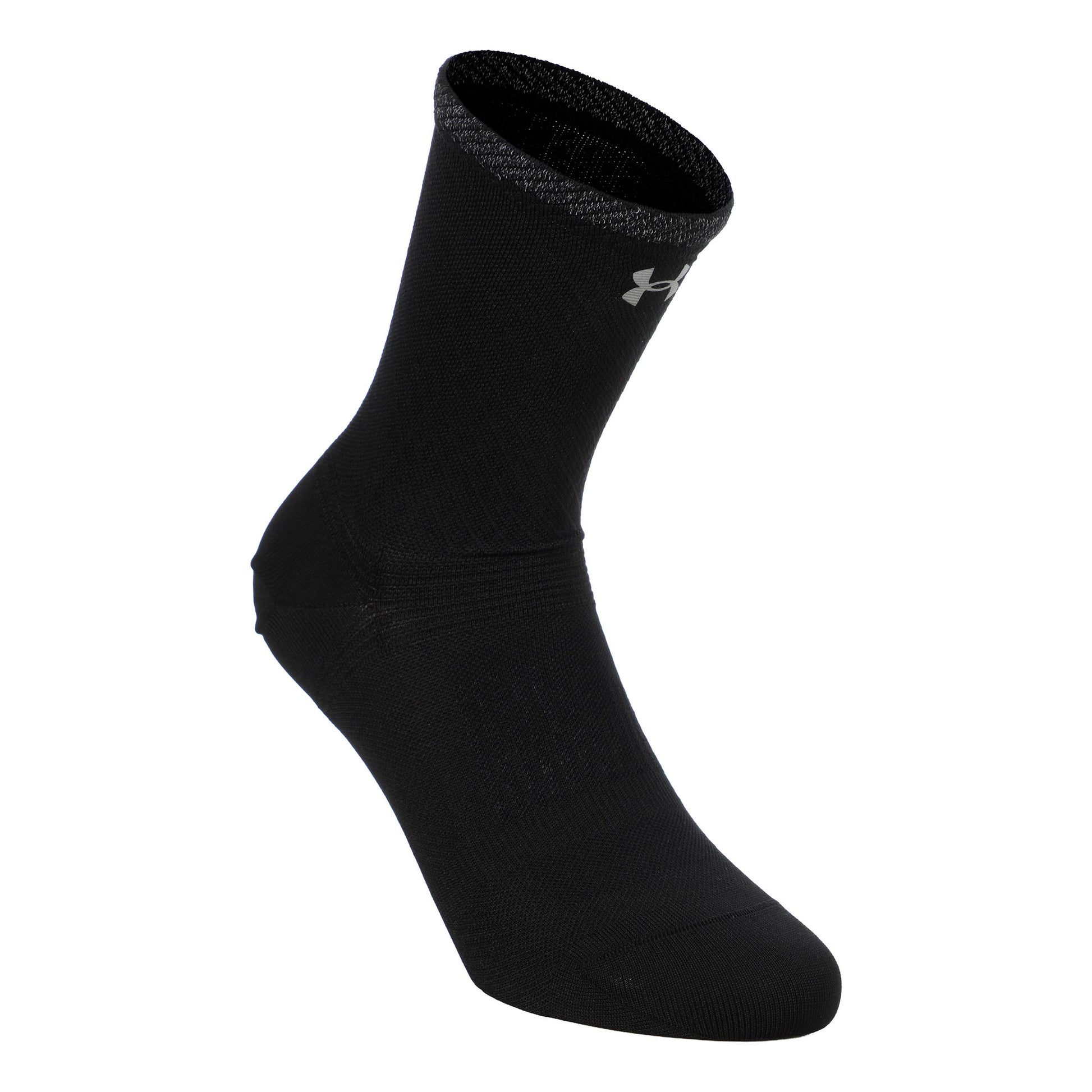 Under Armour Velociti Lite Crew  Chaussettes de running Unisex-noir, noir