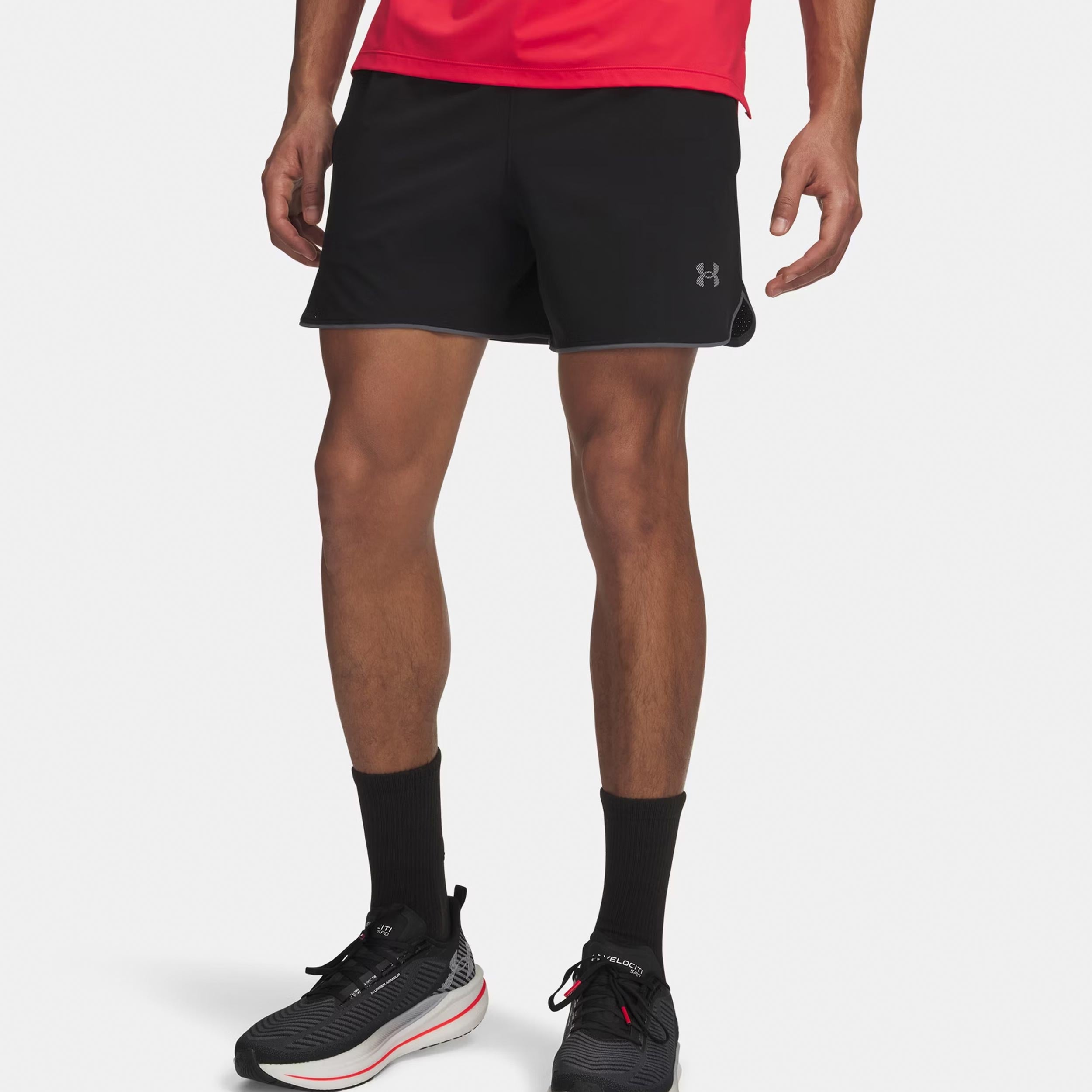 Under Armour Velociti Pro Vent 5in  Short de running Hommes - noir, argent