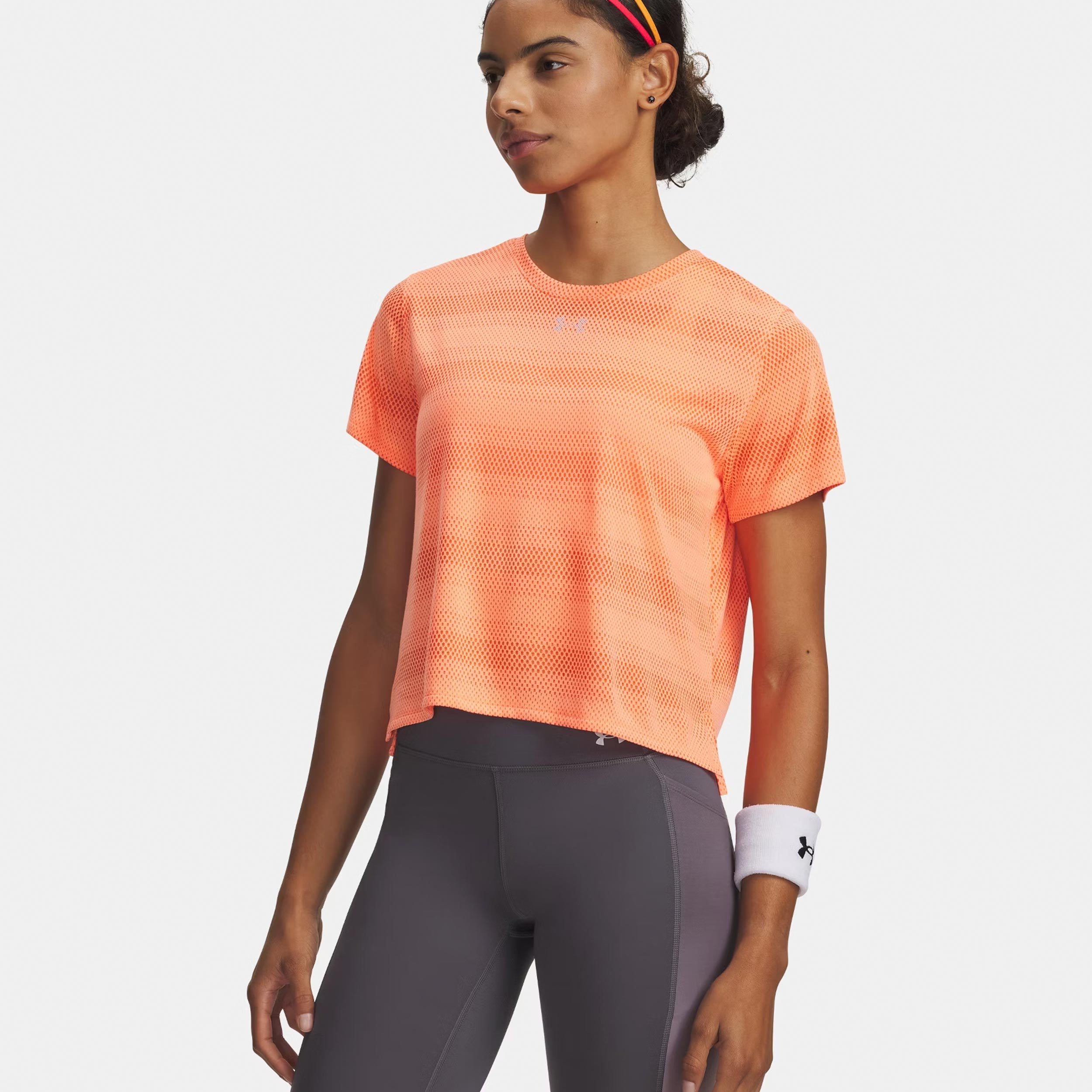 Under Armour Velociti  Maillot de course Femmes - orange, argent