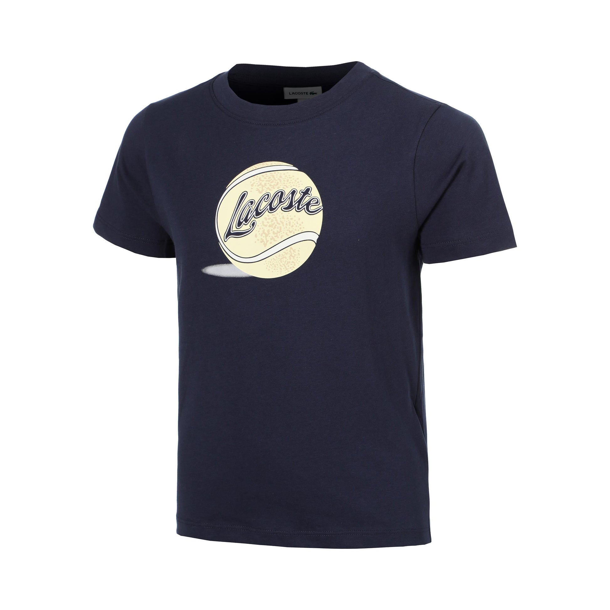 Lacoste T-shirt Enfants - bleu foncé, jaune