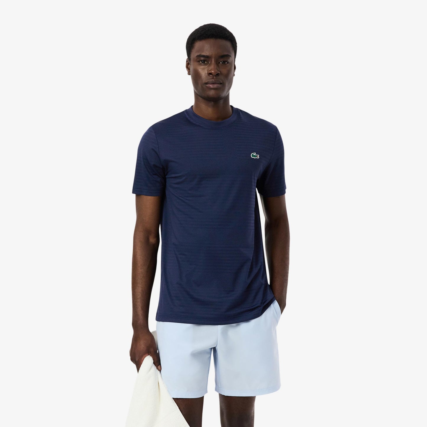 Lacoste T-shirt Hommes - bleu foncé