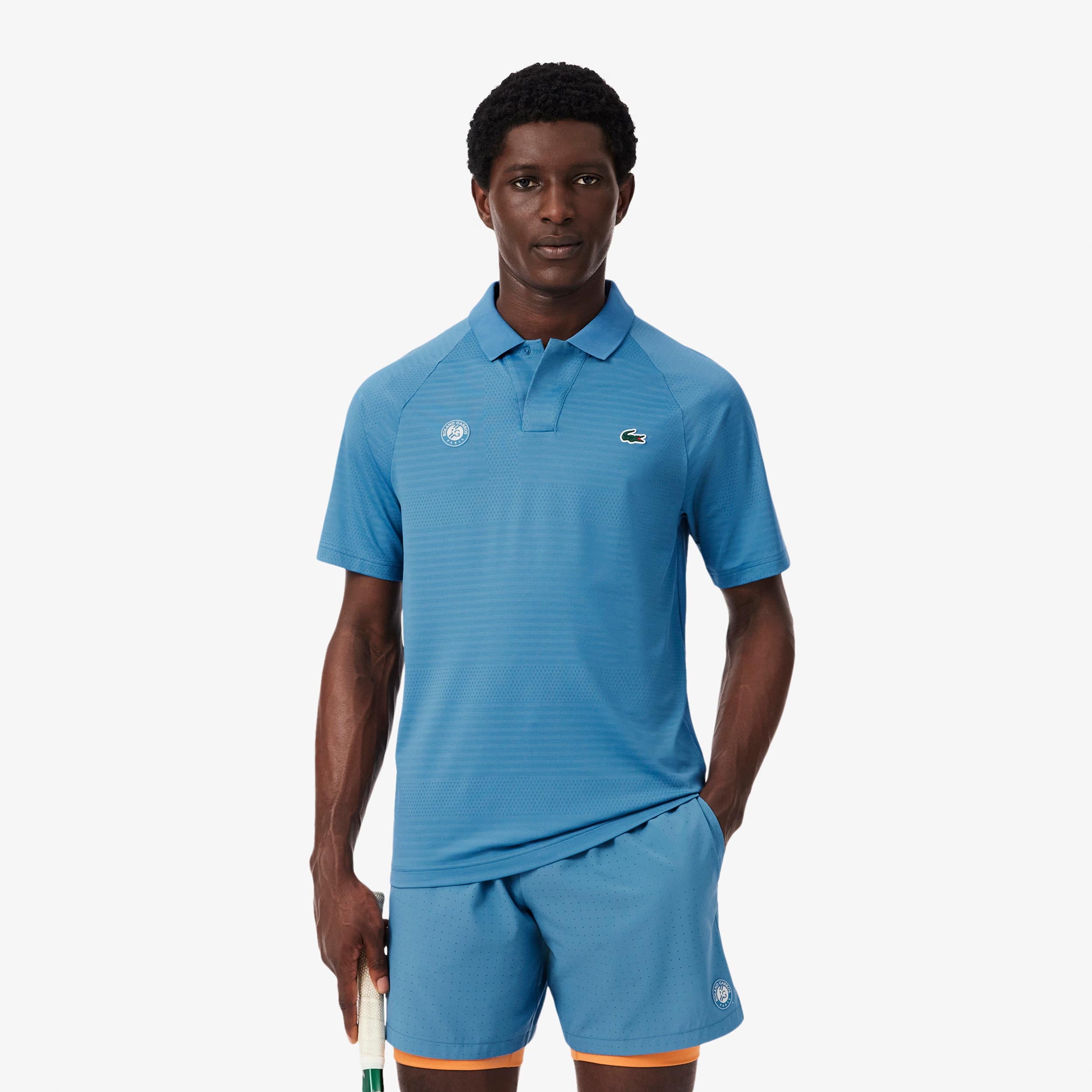 Lacoste Polo Hommes - bleu gris
