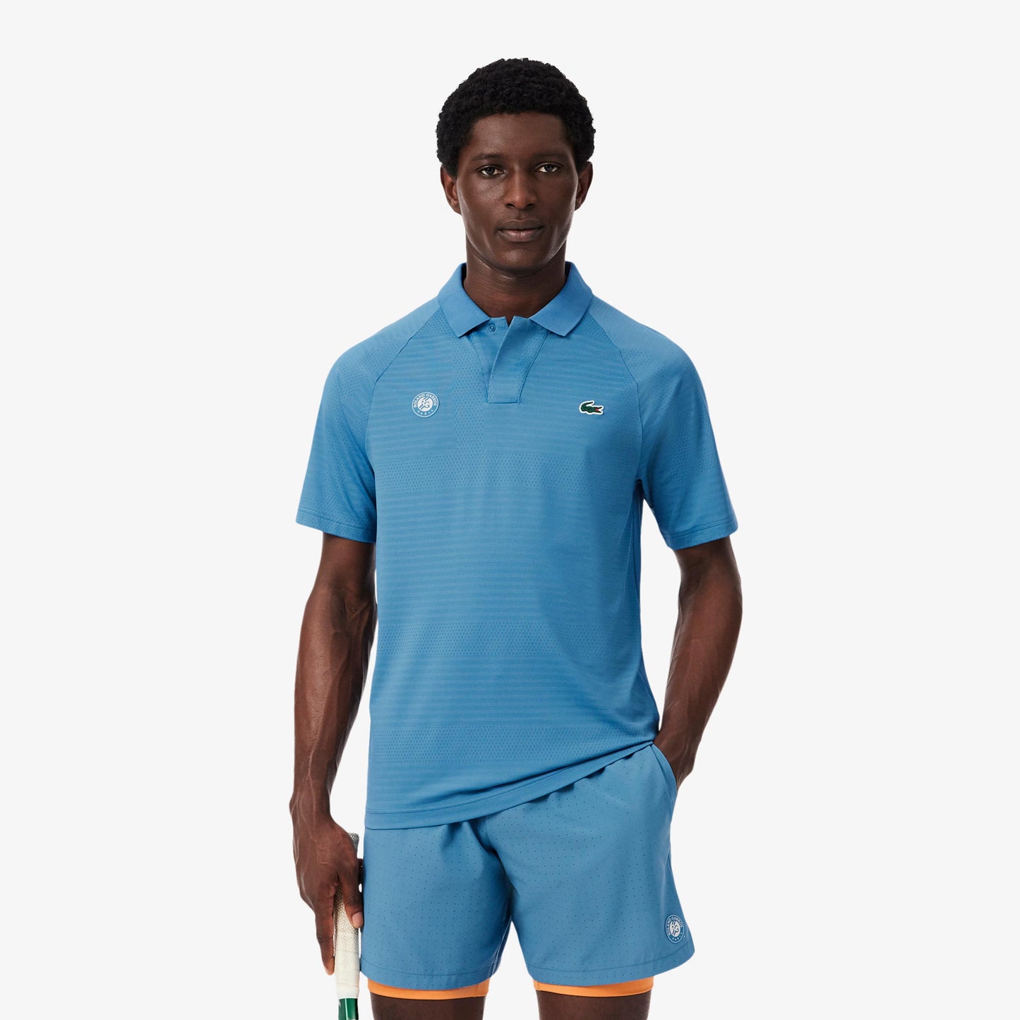 Lacoste Polo Hommes - bleu gris