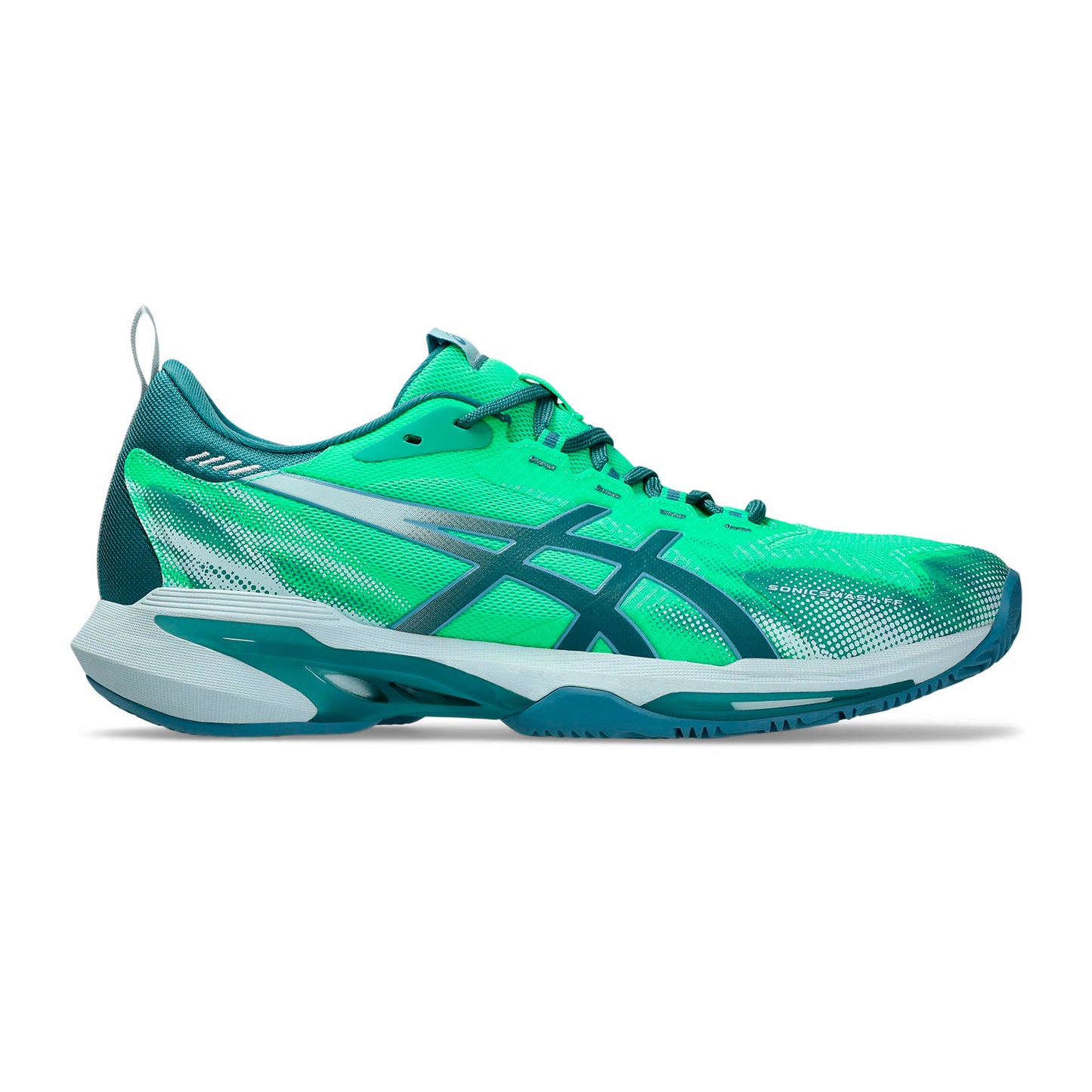 ASICS Sonicsmash FF Chaussures padel Hommes - vert fluo, bleu gris