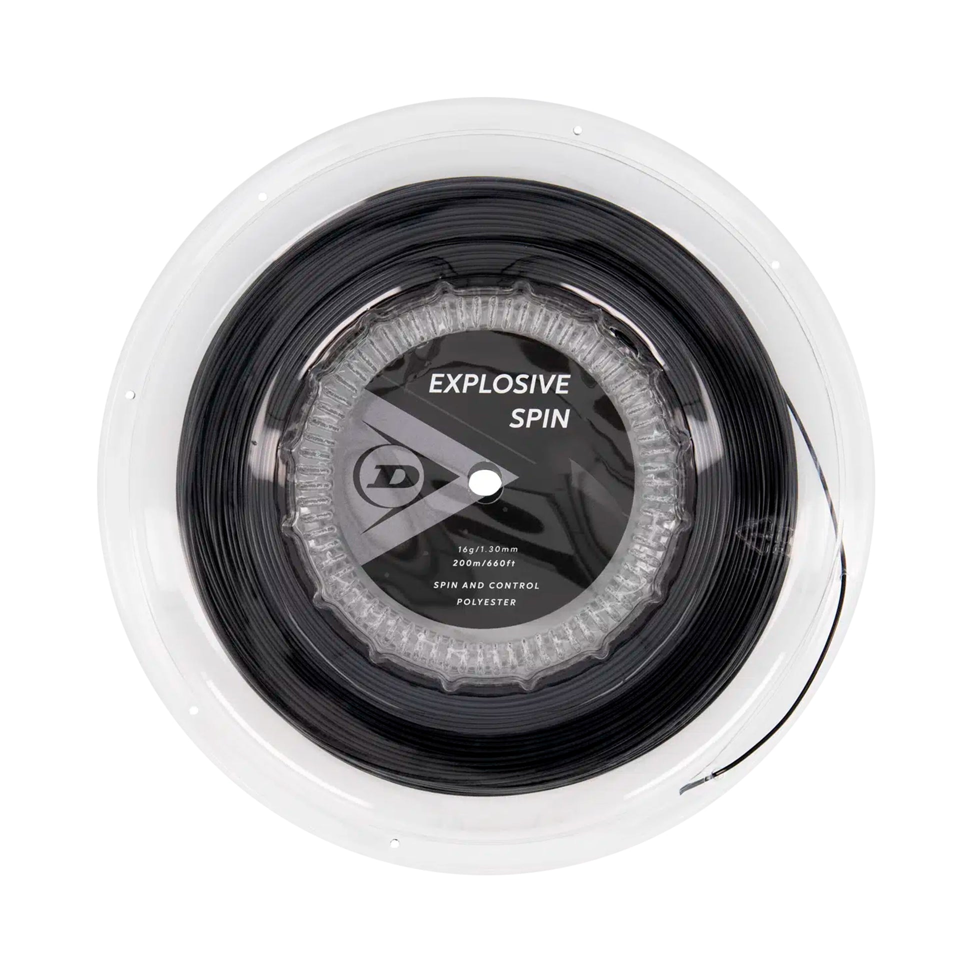 Dunlop EXPLOSIVE SPIN Bobine cordage -noir