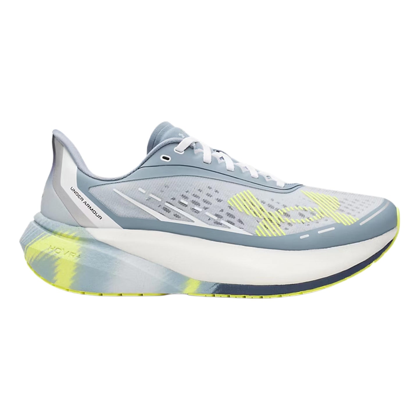 Under Armour Velociti Distance Chaussure de running sans stabilisateurs Hommes - bleu gris, blanc