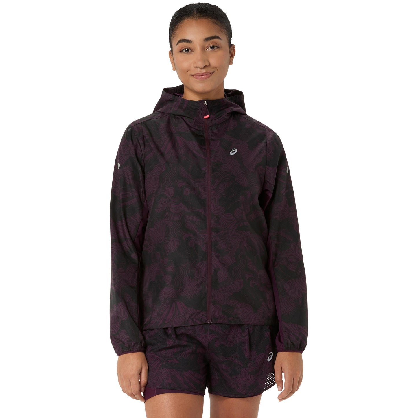 ASICS Fujitrail Packable  Veste running Femmes - rouge vin