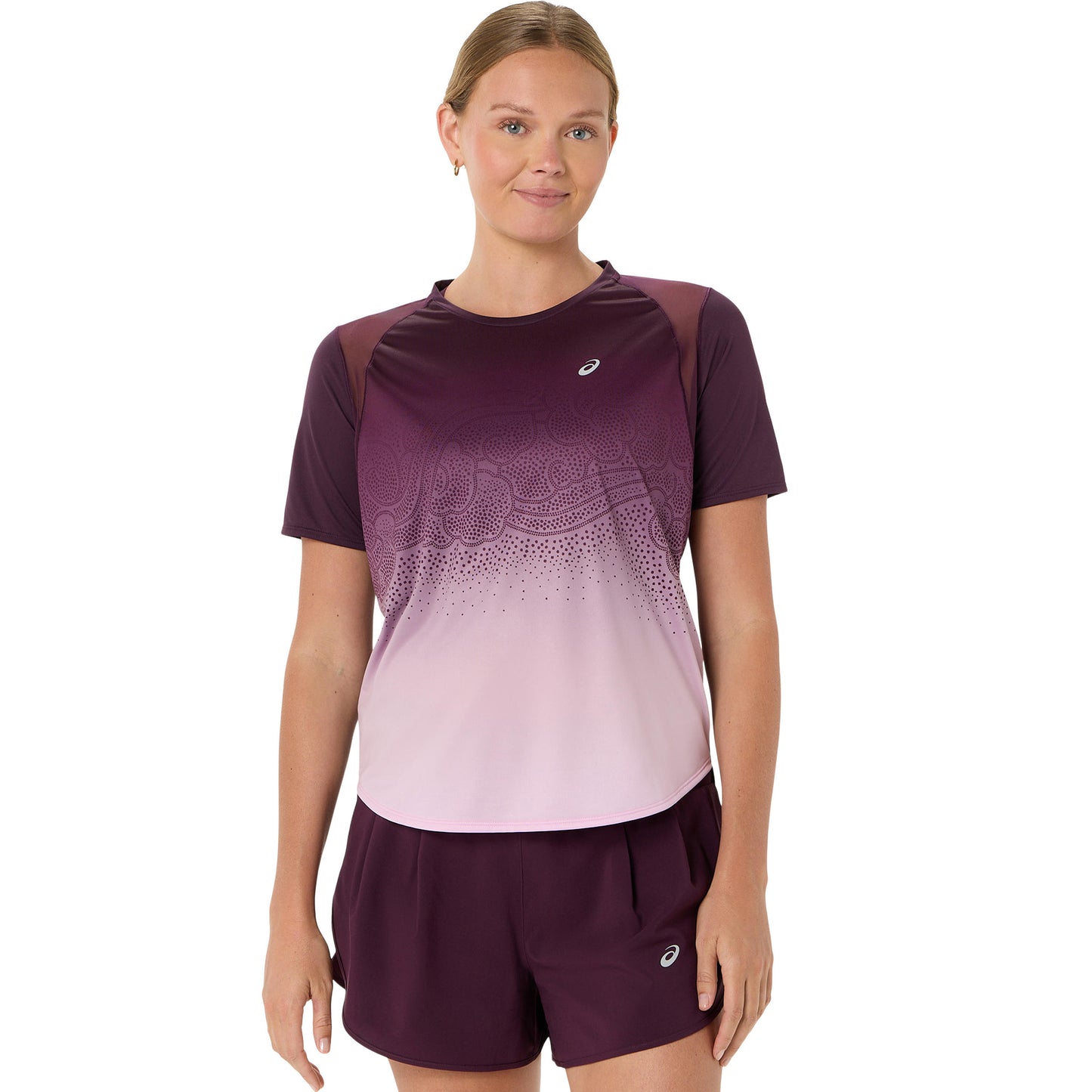 ASICS Road Ibuki  Maillot de course Femmes - rouge vin, lilas