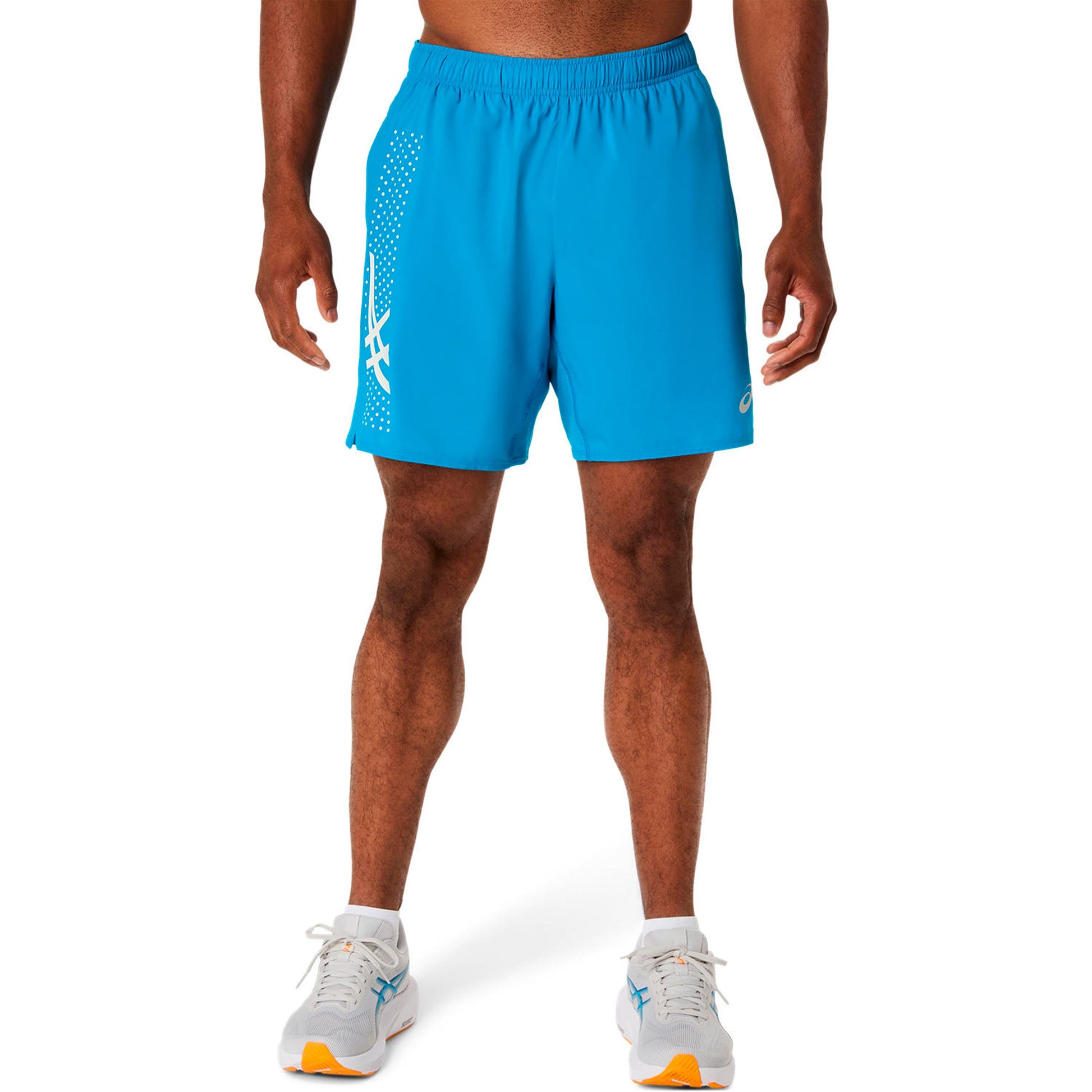 ASICS Icon 7In  Short de running Hommes - bleu, beige