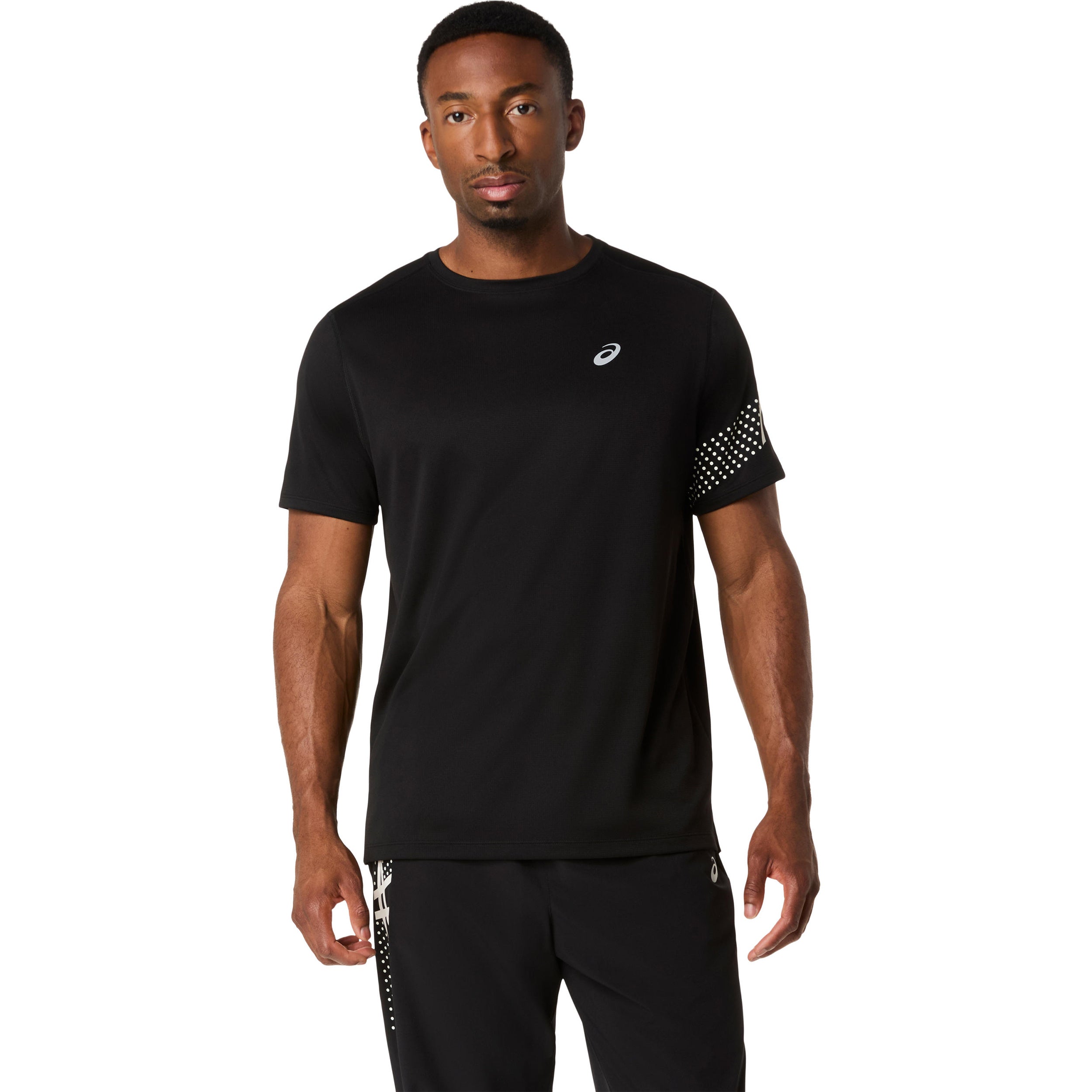 ASICS Icon  Maillot de course Hommes - noir, crème