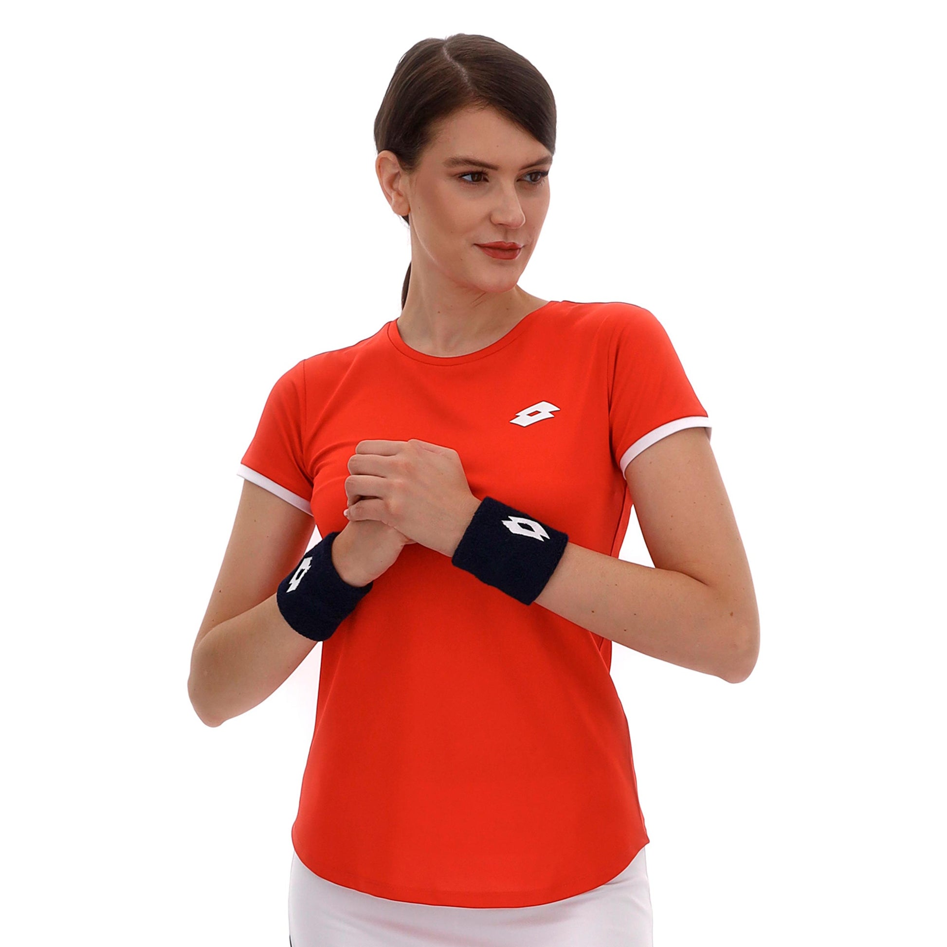 Lotto Squadra IV  T-shirt Femmes - rouge