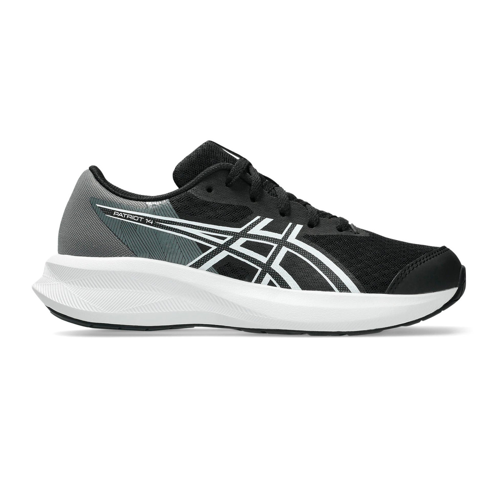 ASICS PATRIOT 14 GS Chaussure de running sans stabilisateurs Enfants - noir, blanc