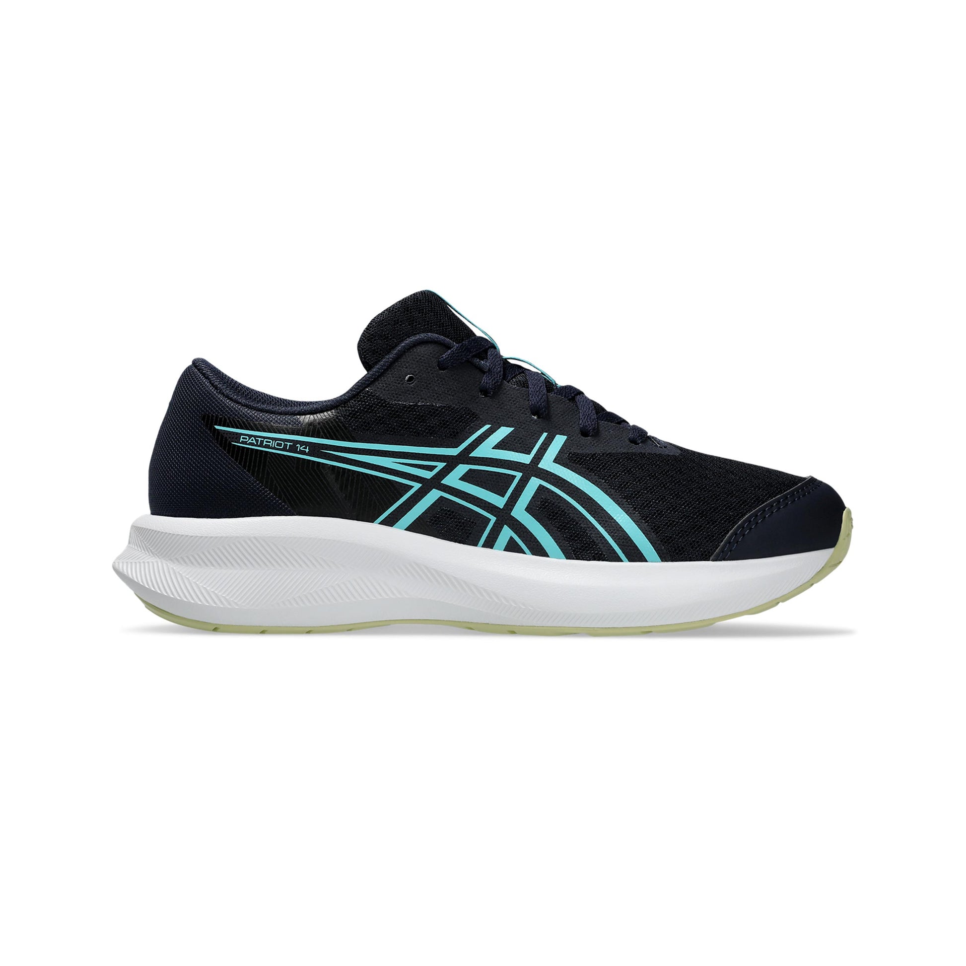 ASICS PATRIOT 14 GS Chaussure de running sans stabilisateurs Enfants - bleu foncé, turquoise