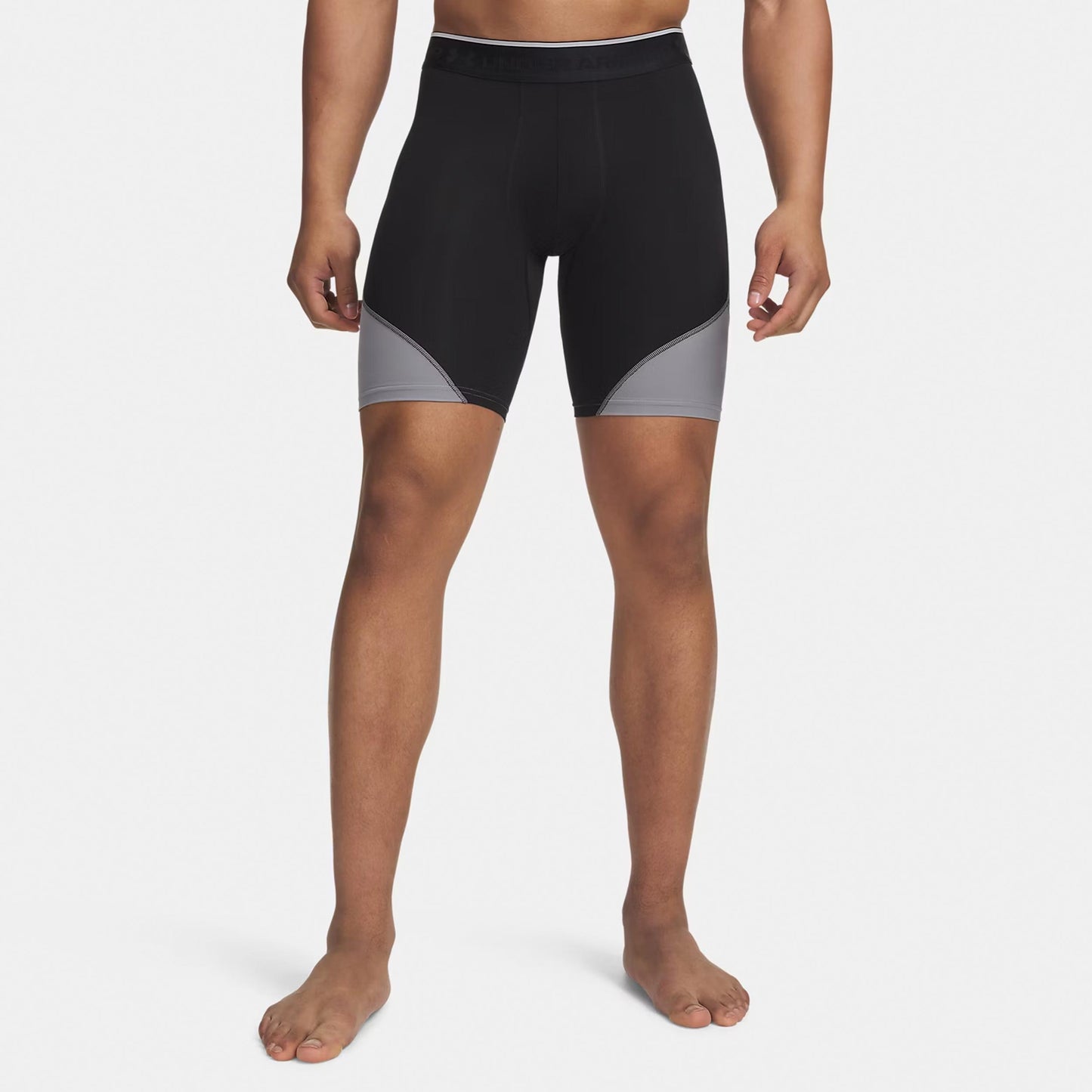 Under Armour Elite Long Shorts Hommes - noir, argent