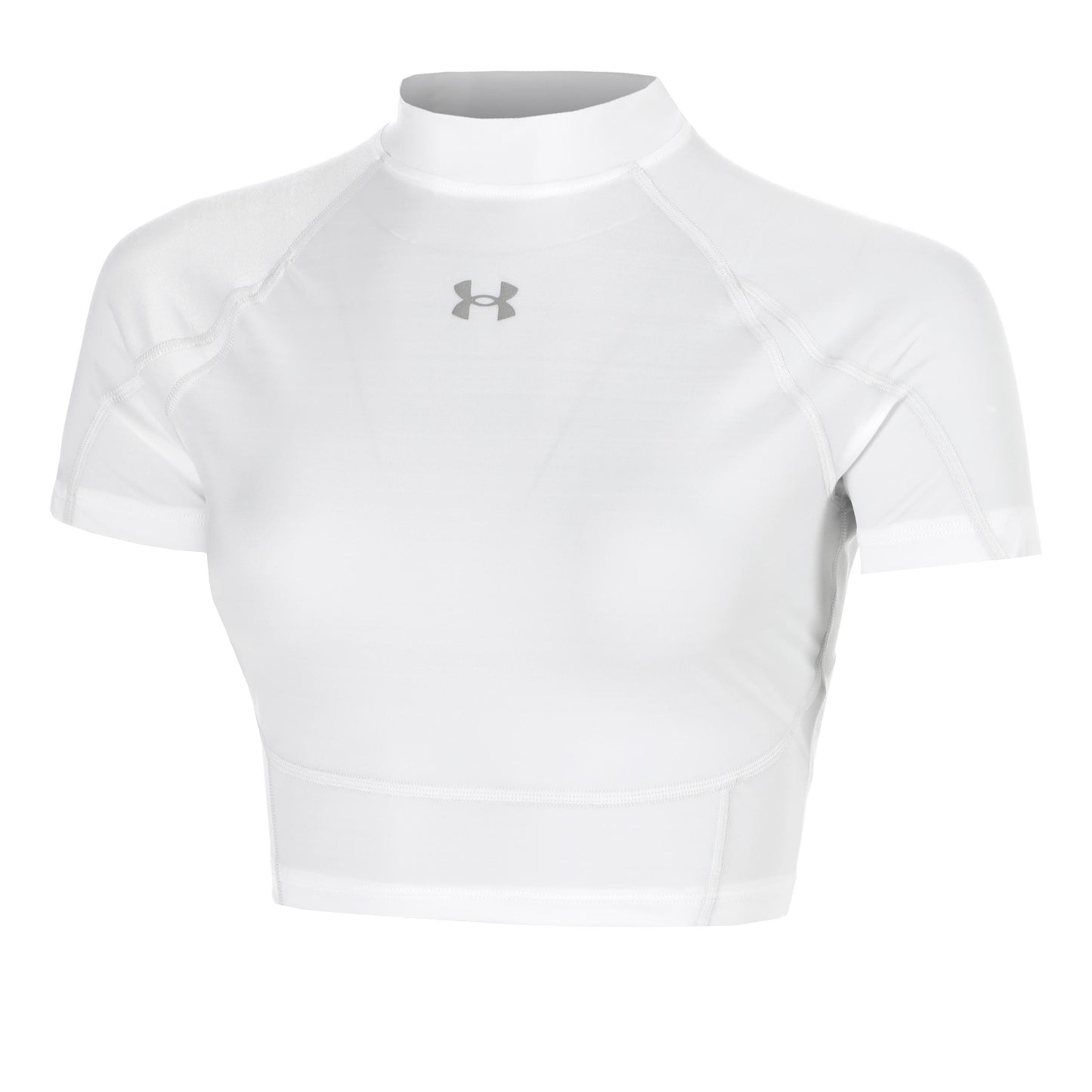 Under Armour HeatGear Elite Crop T-shirt Femmes-blanc