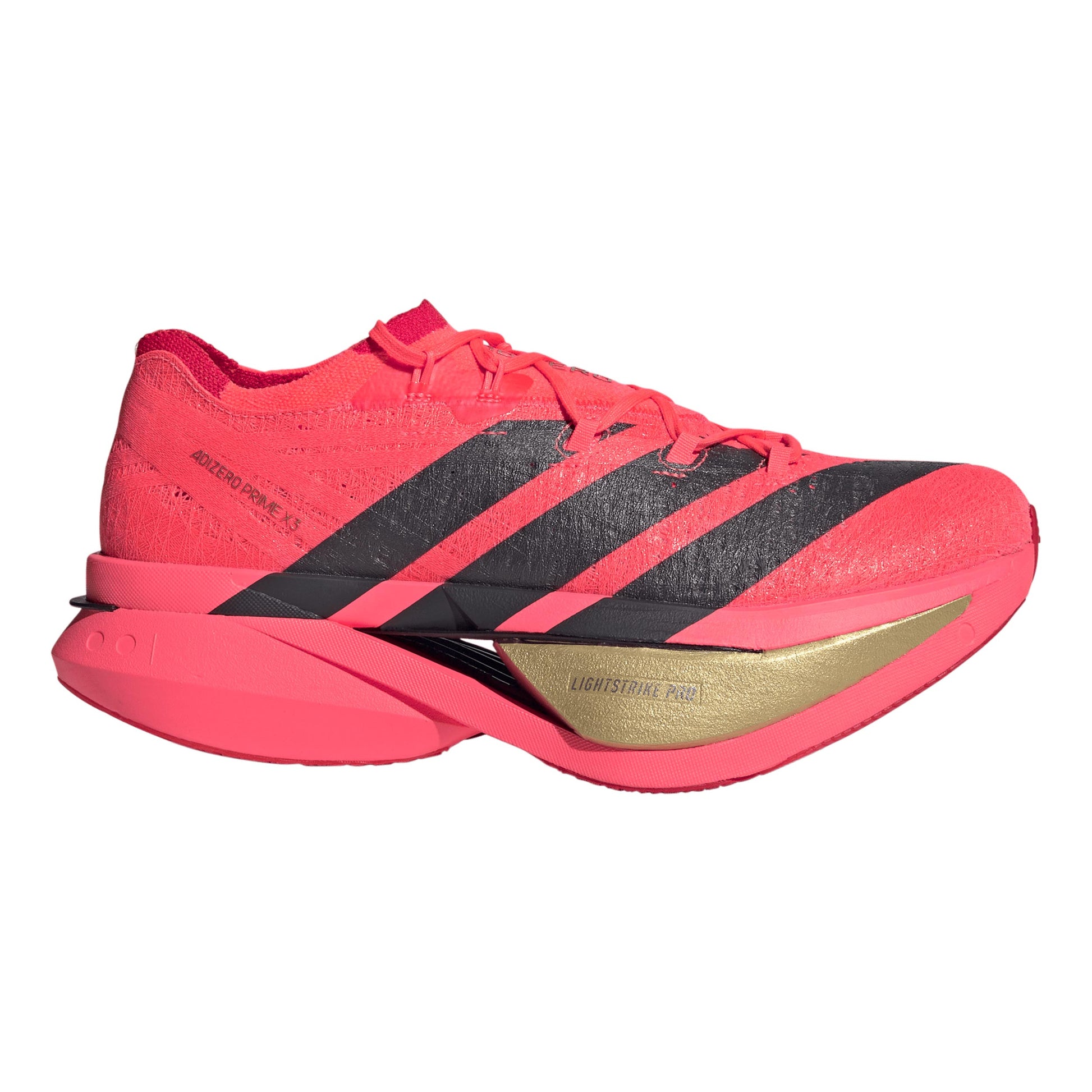 adidas adizero Prime X3 Strung Chaussure de compétition Unisex - rouge, noir