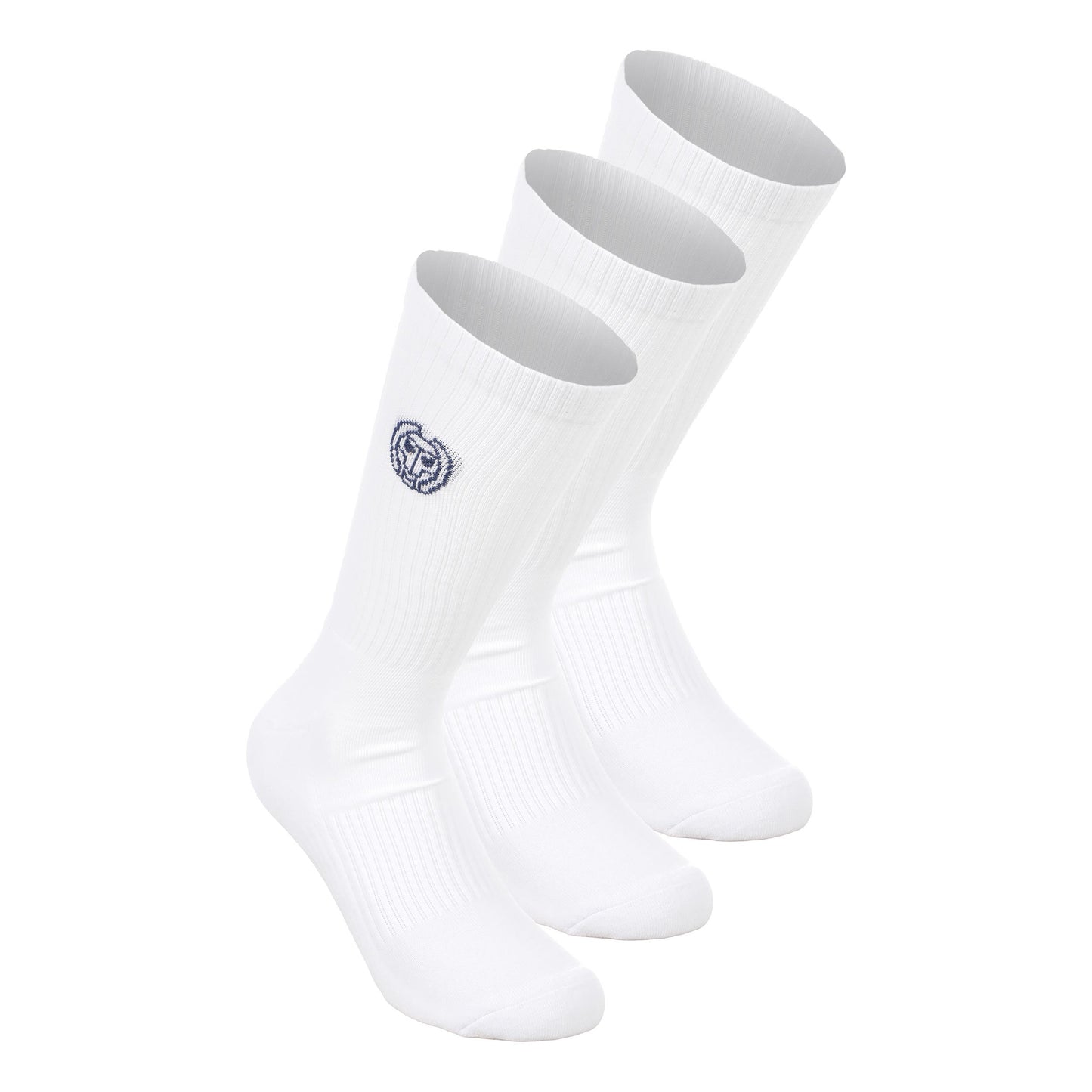 BIDI BADU Crew Performance Chaussettes de tennis Pack de 3 -blanc