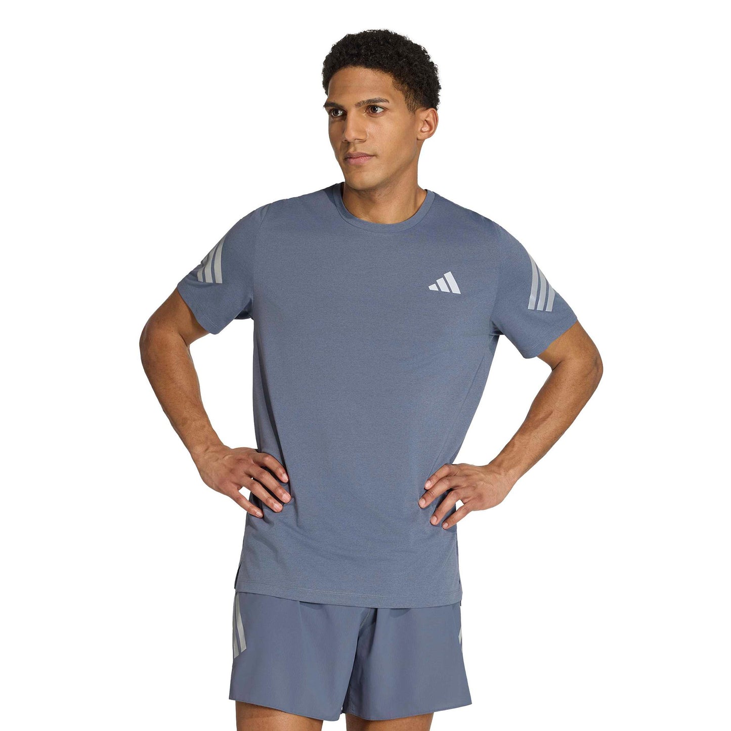 adidas adi365 Maillot de course Hommes - bleu gris, gris