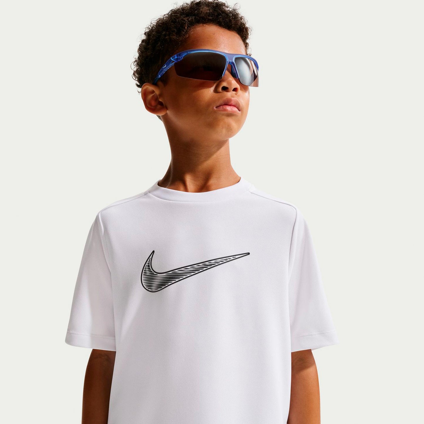 Nike Dri-Fit Multi  T-shirt Garçons-blanc