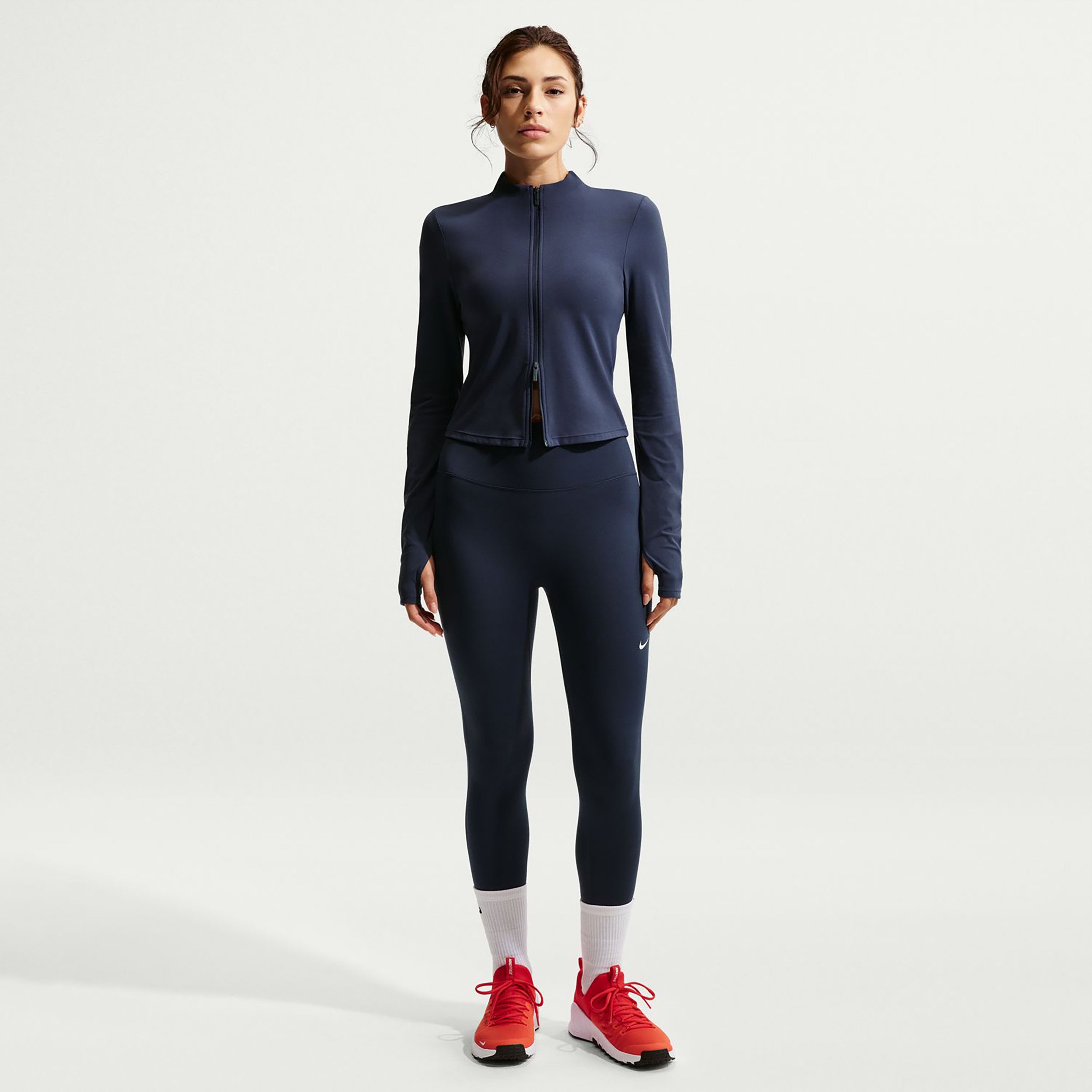 Nike Dri-Fit One High Rise 7/8 Collant tight Femmes - bleu foncé