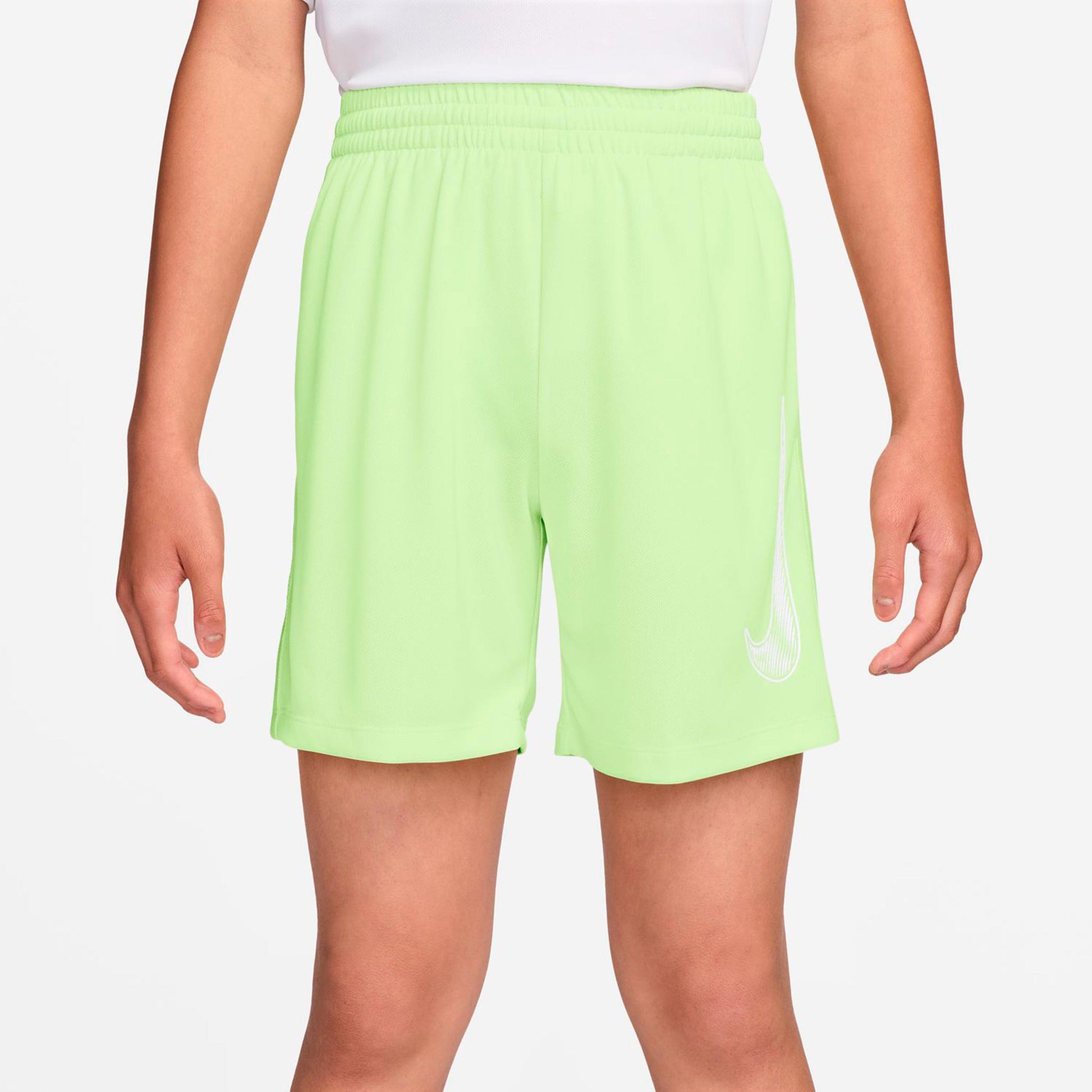 Nike Dri-Fit Multi Shorts Garçons-jaune lemon