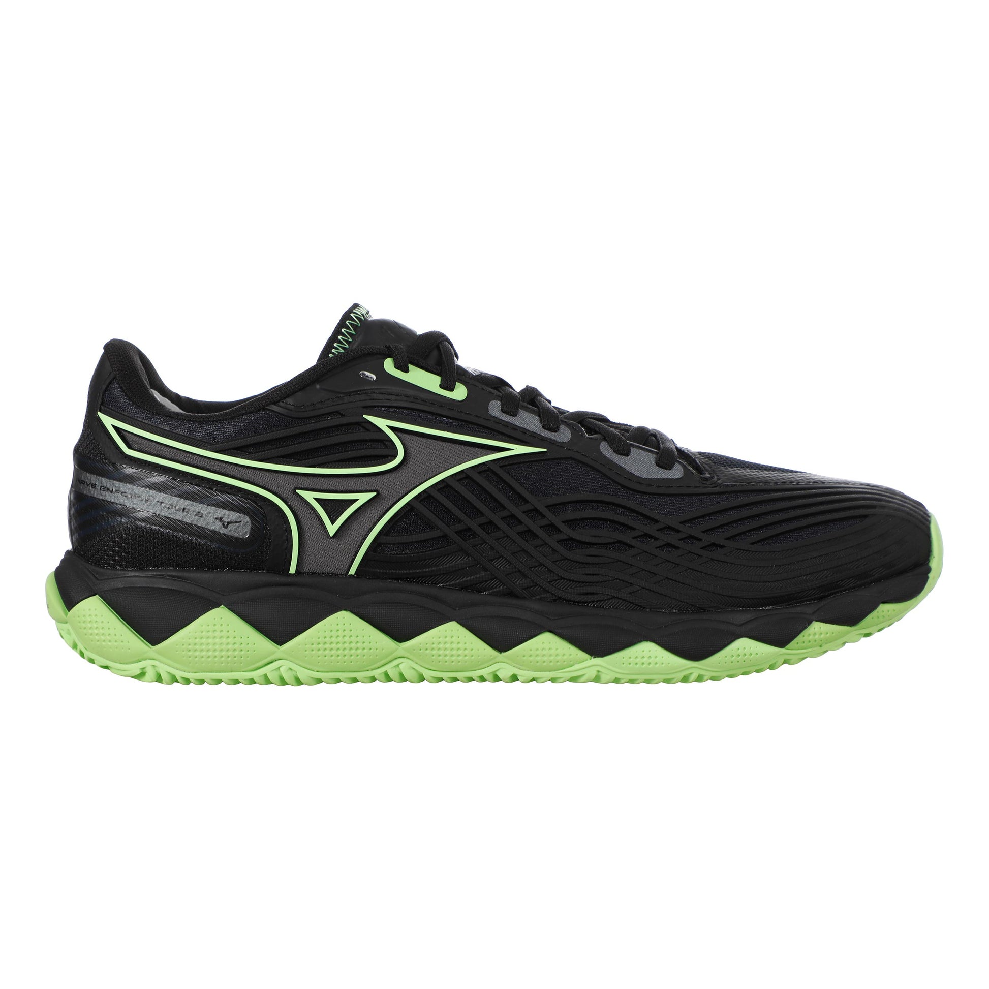 Mizuno Wave Enforce Tour 2 Chaussures padel Hommes - noir, vert fluo