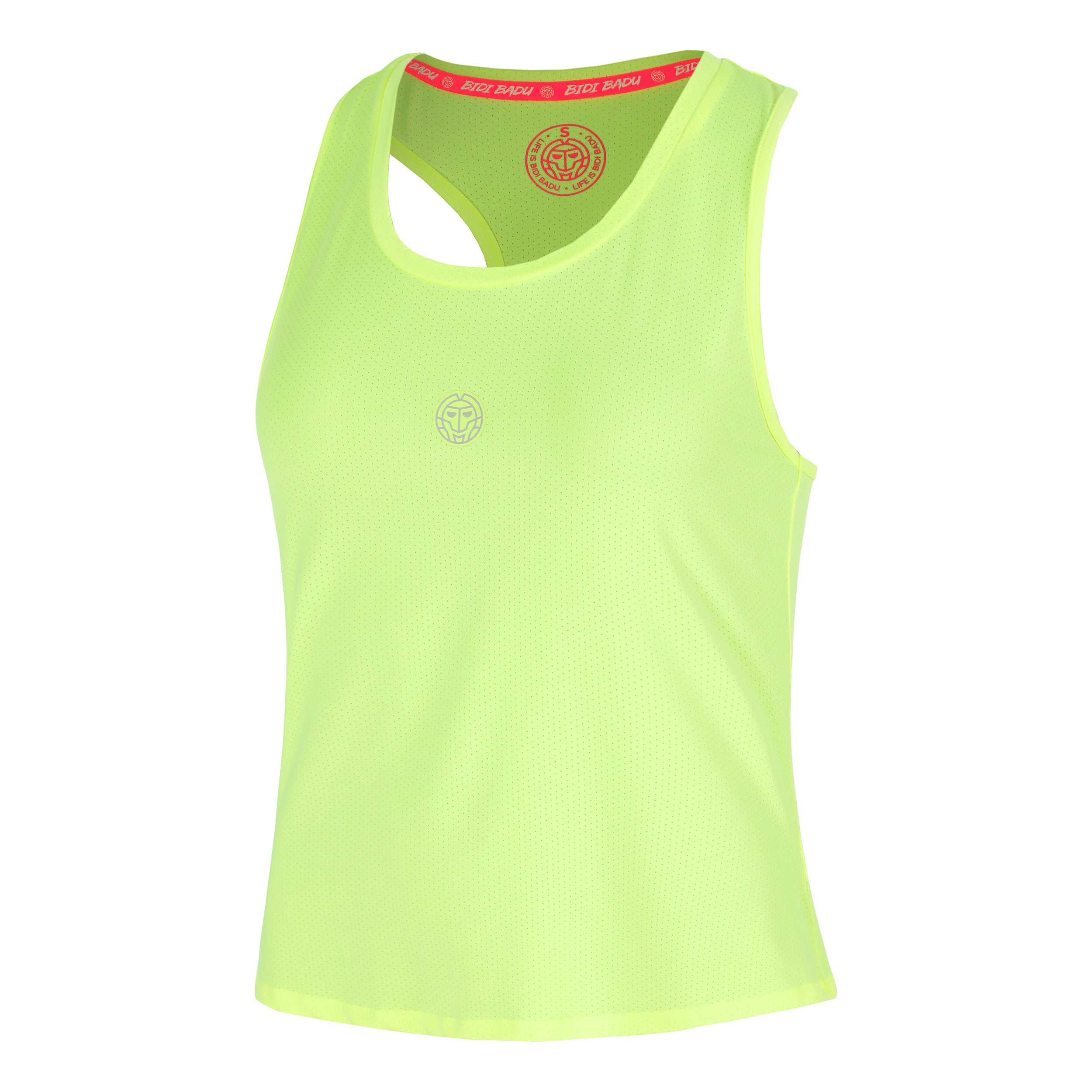 BIDI BADU Out of Control Racerback Débardeur tank top Femmes - jaunes fluo