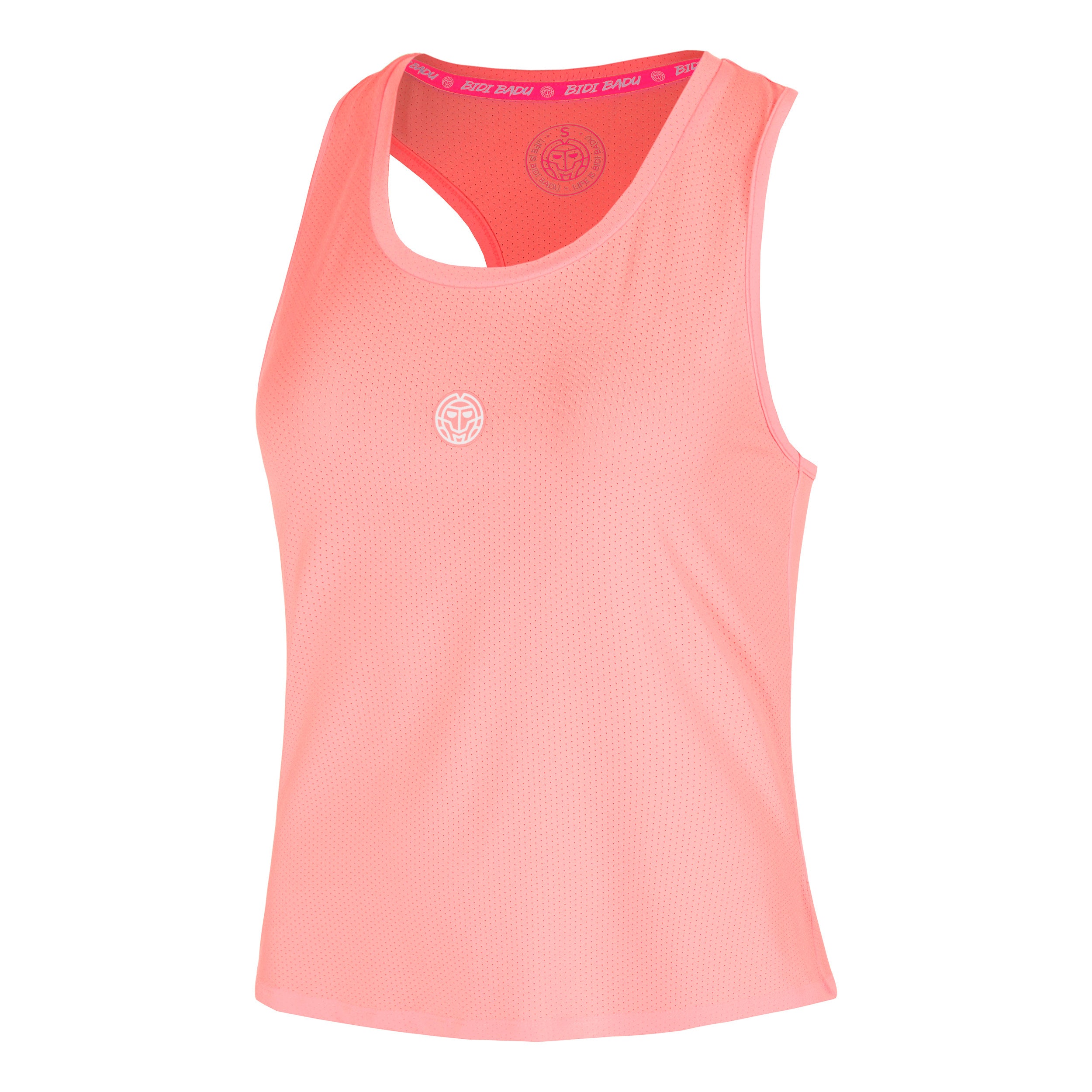 BIDI BADU Out of Control Racerback Débardeur tank top Femmes - rose, blanc
