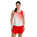Crew Racerback Débardeur tank top Femmes-rouge, blanc