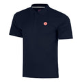 Solid Polo Hommes - bleu foncé